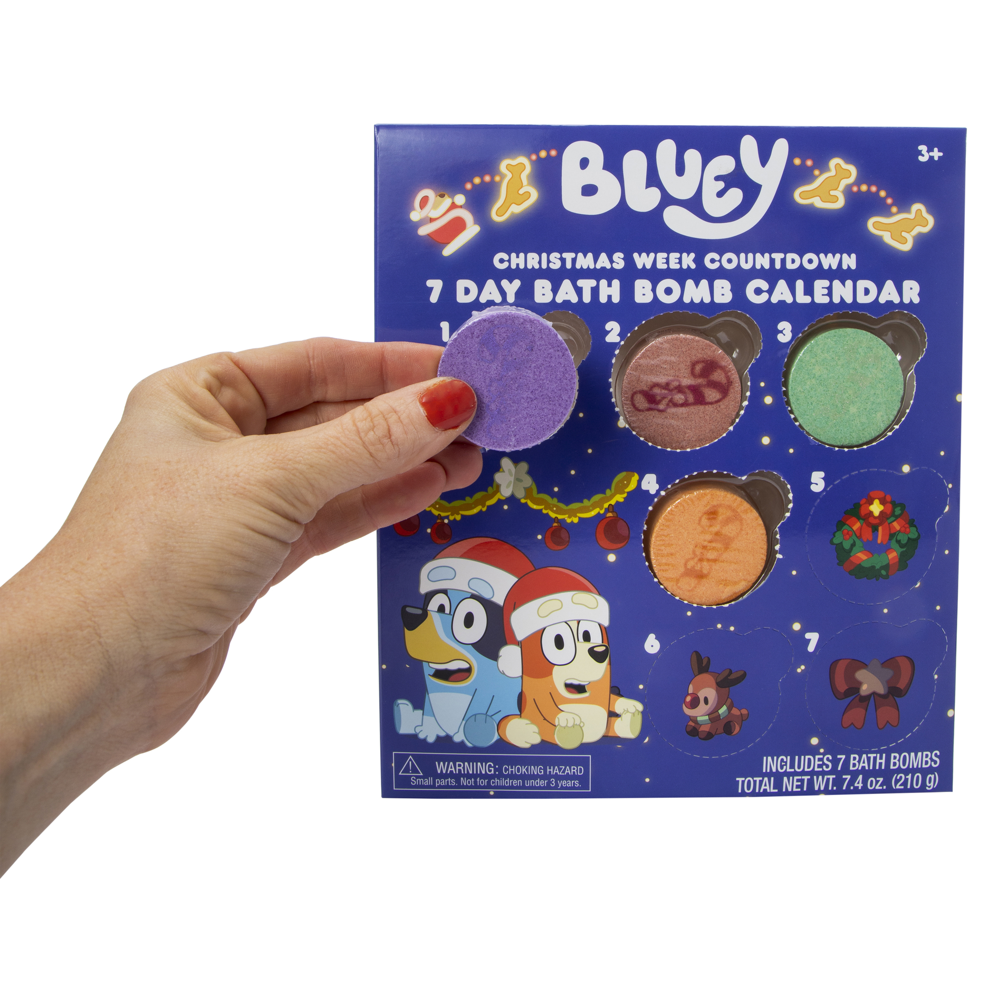 Christmas Countdown Bath Bomb Calendar
