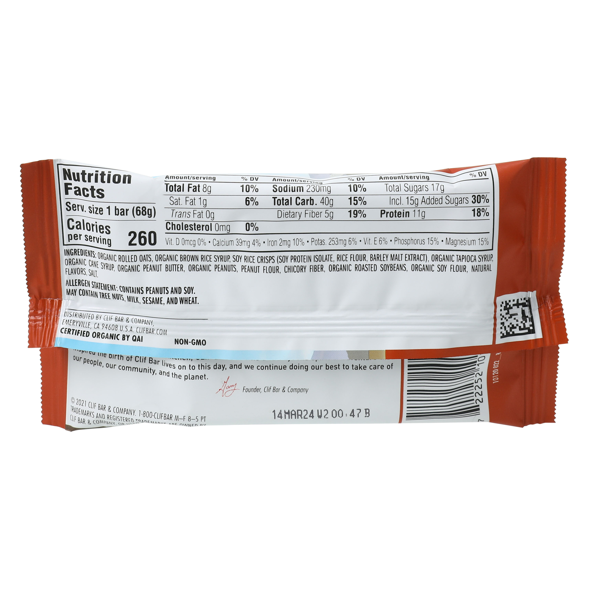 Clif Bar® Crunchy Peanut Butter 2.4oz