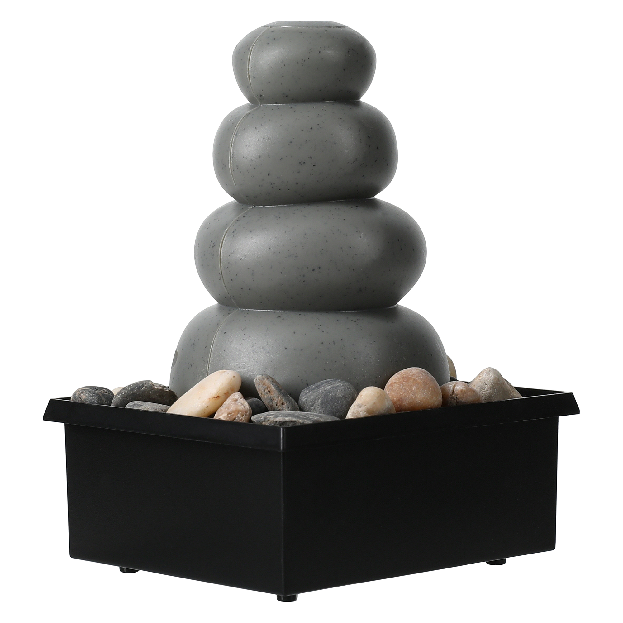 Stacked Stone LED Fountain