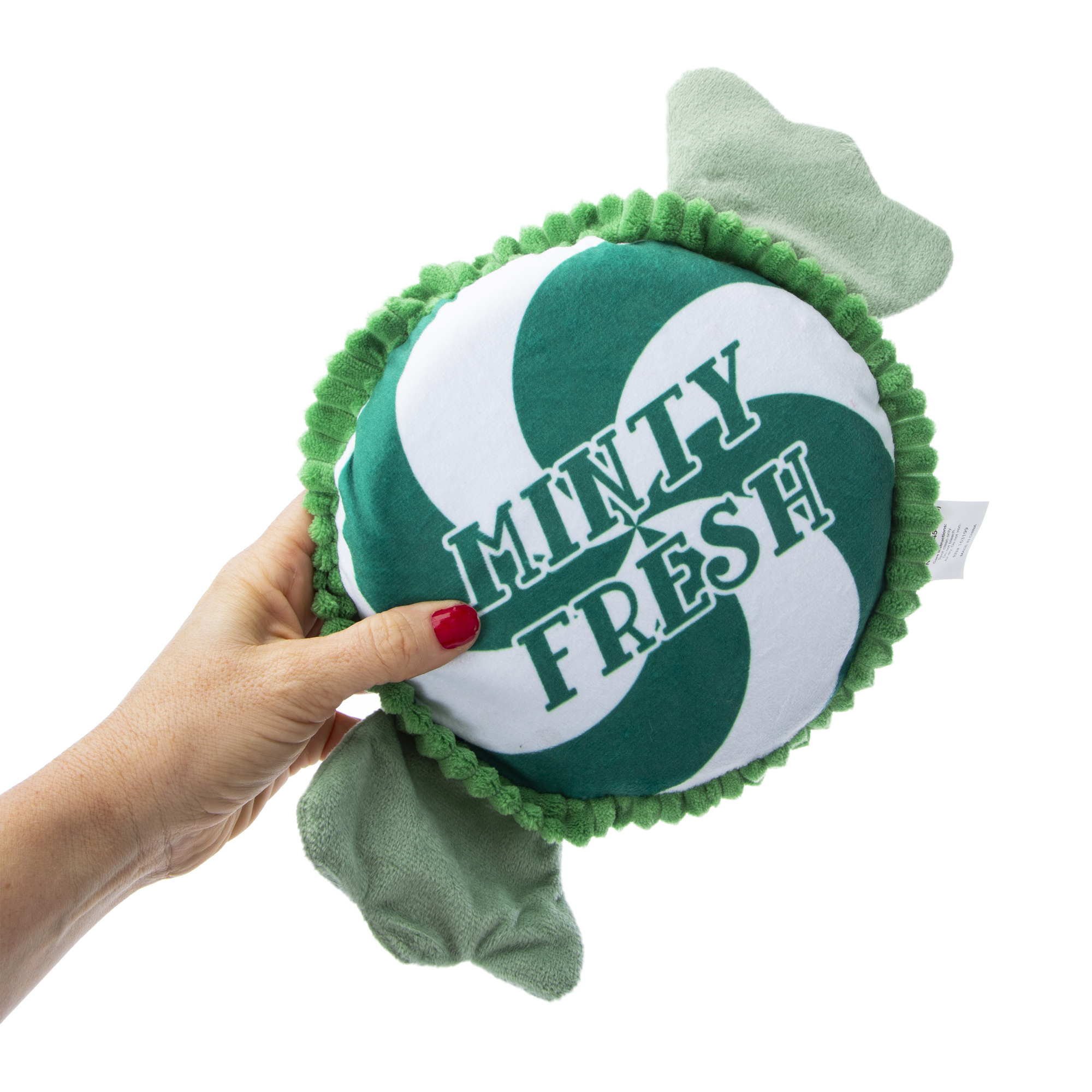 Holiday Peppermint Squeaker Dog Toy