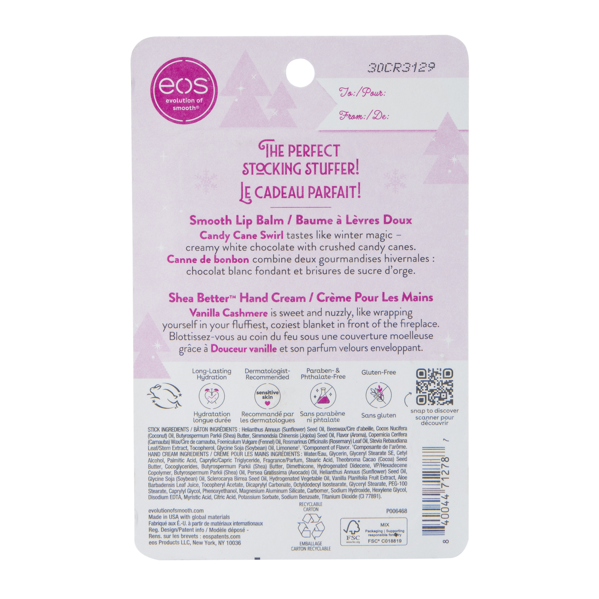 Eos® Limited Edition Holiday Collection™ Hand Cream & Lip Balm 2-Pack