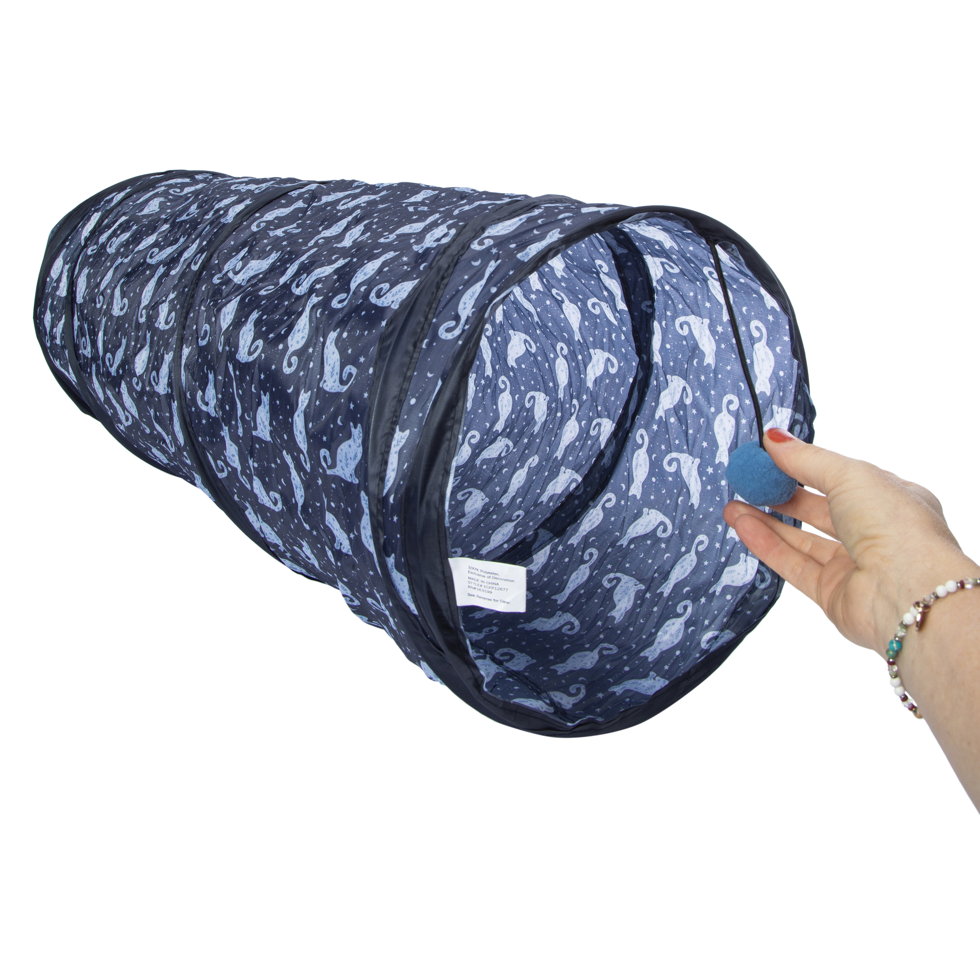 Cat Tunnel With Soft Ball Toy 29.5in