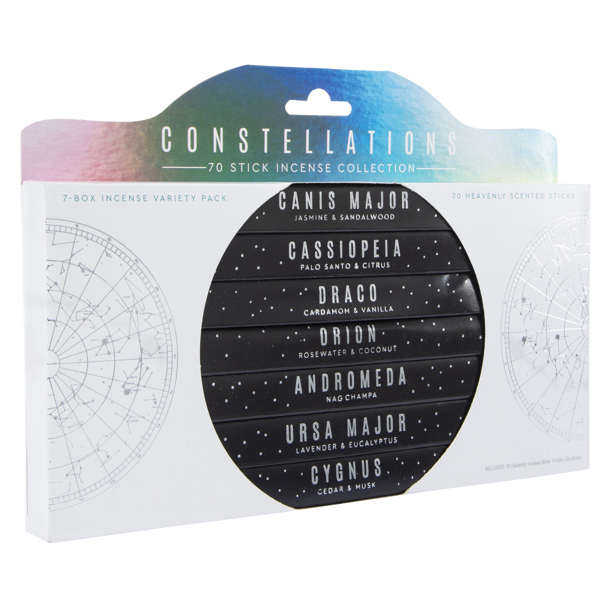 Constellation Scented Incense Sticks 70-Count