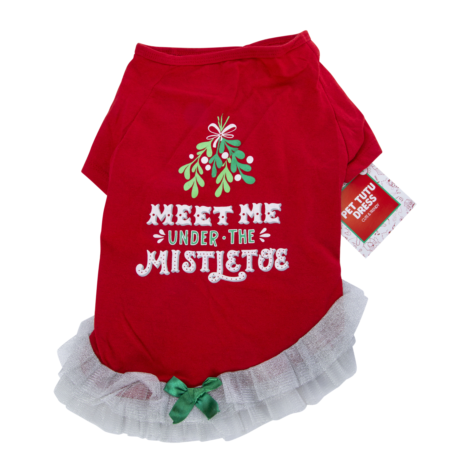 white christmas dresses Christmas Tutu Dress for Dog | Gift for Dogs main image 0