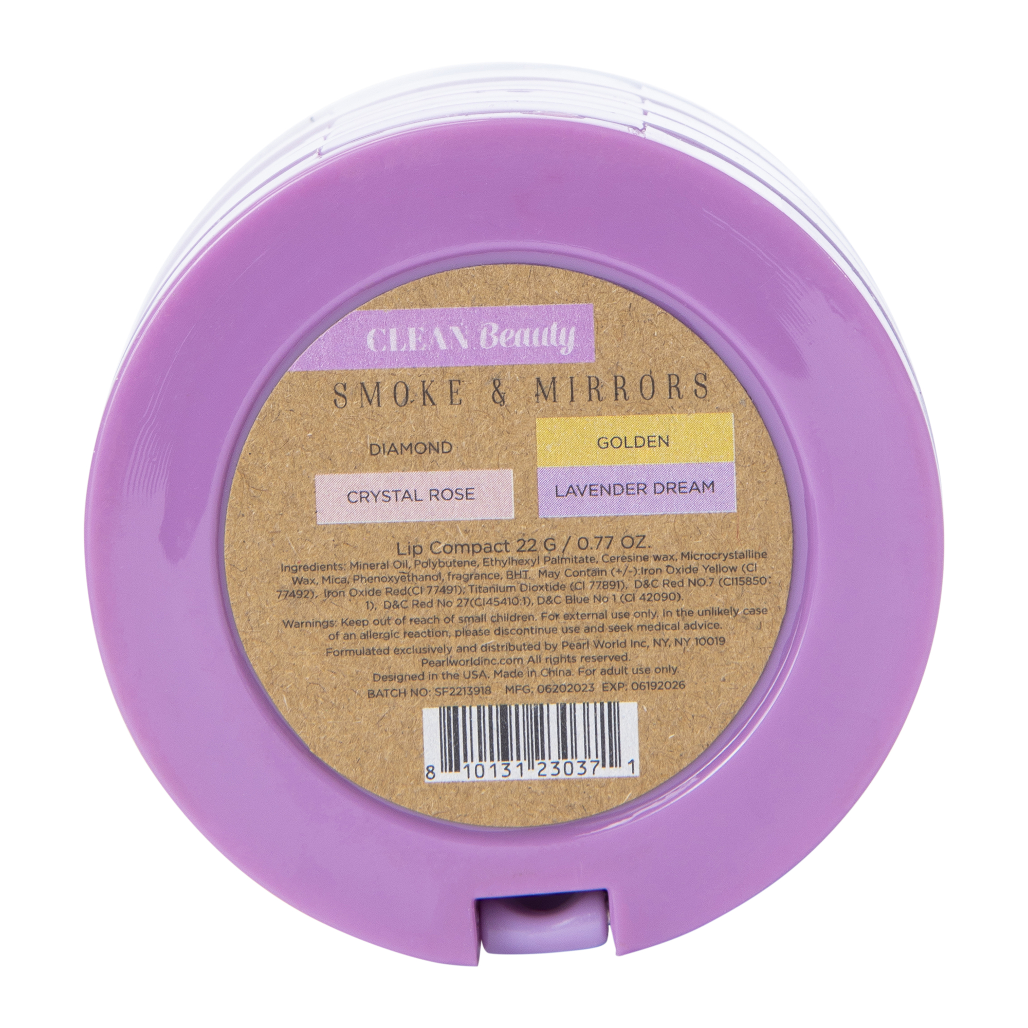 Smoke & Mirrors Hydrating Lip Tint Compact 4-Piece