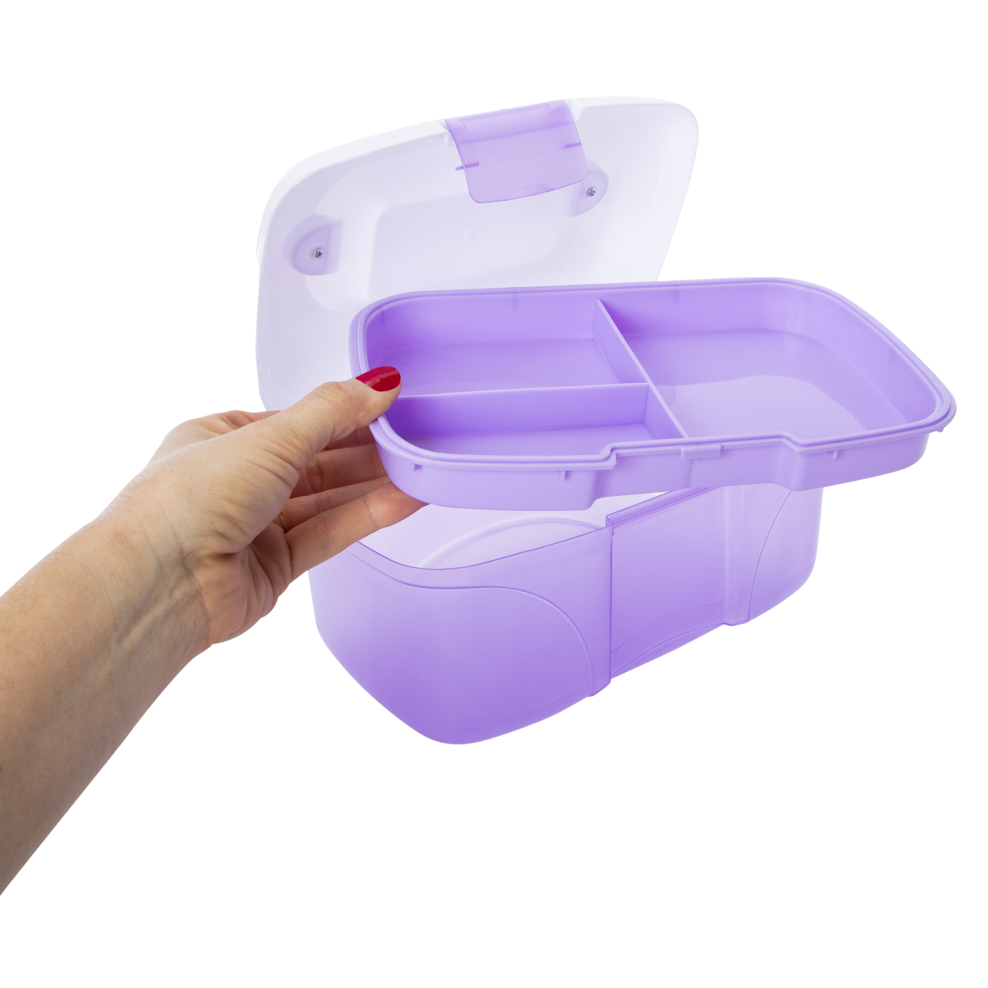 multi-purpose storage box with flip-top lid 9.3in x 6in | Five Below