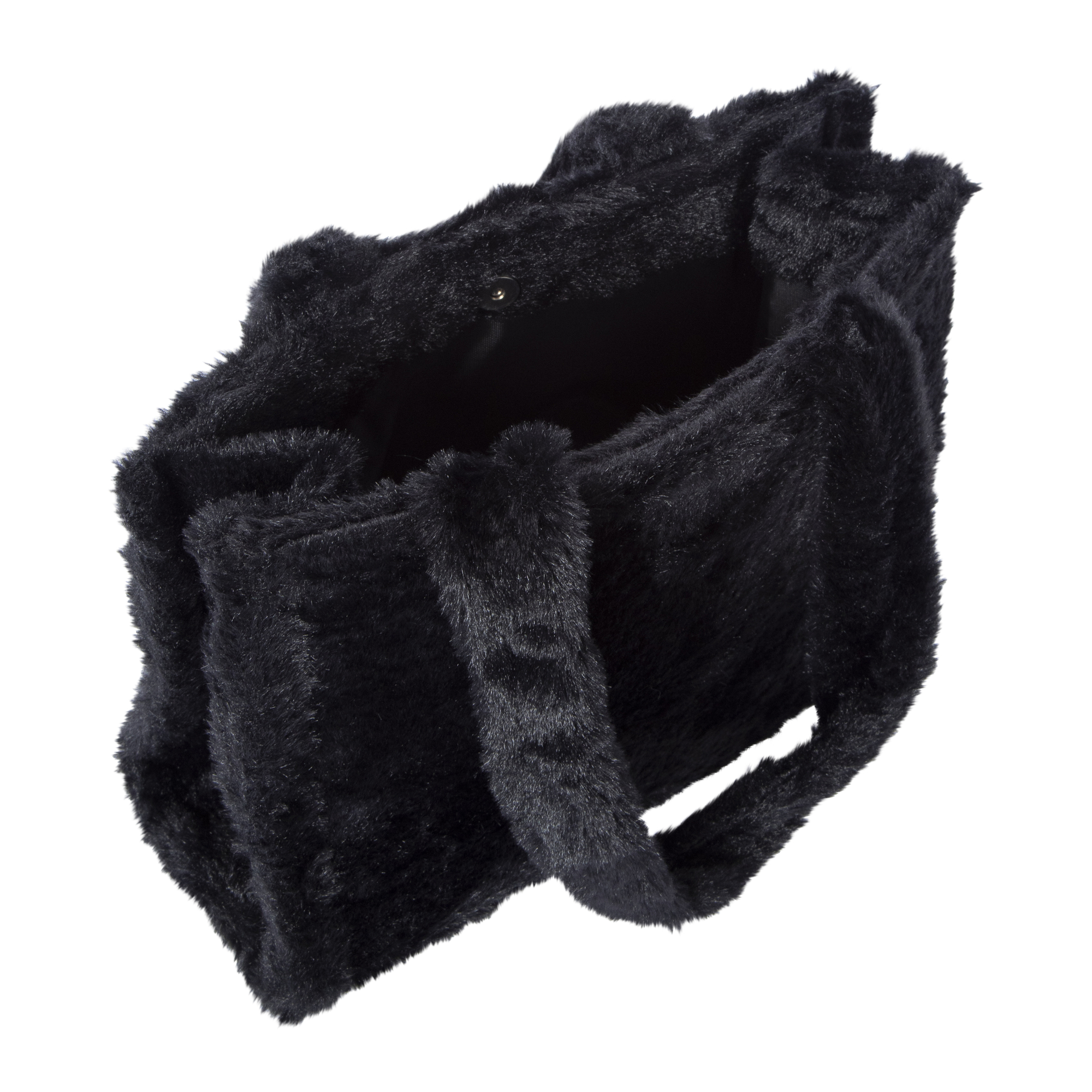 Faux Fur Mini Tote Bag 10.5in x 8in