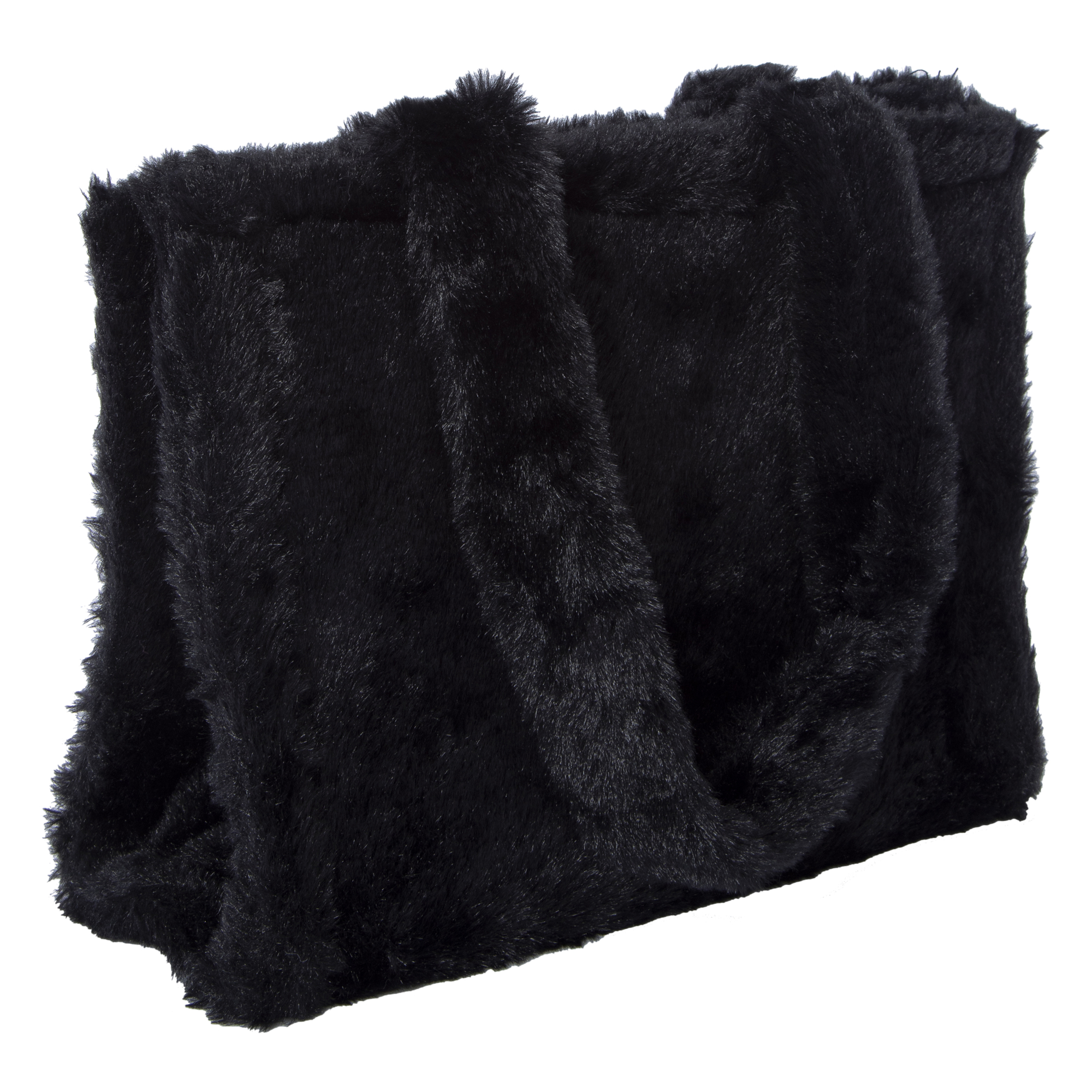 Faux Fur Mini Tote Bag 10.5in x 8in
