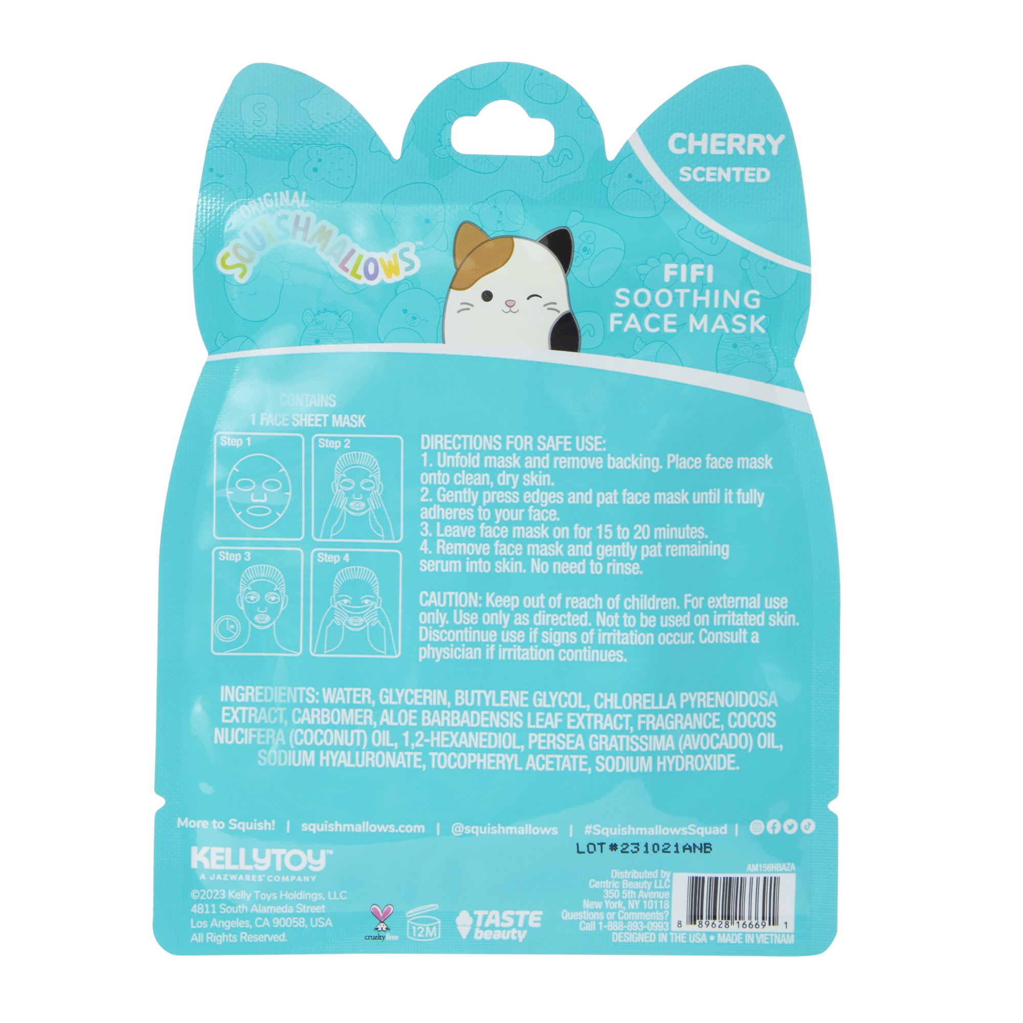 Squishmallows™ Soothing Face Mask 0.67oz