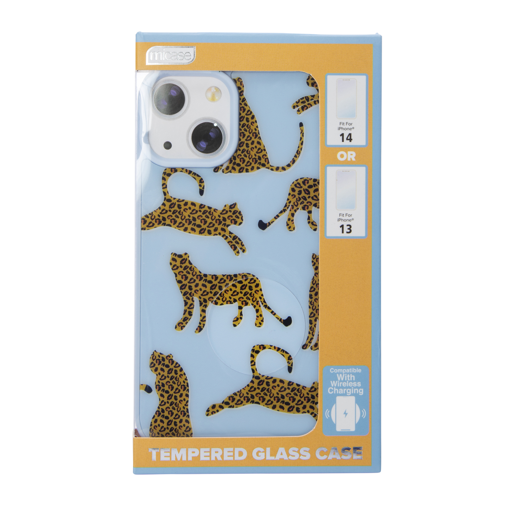 iPhone 14®/13® Pattern Tempered Glass Phone Case
