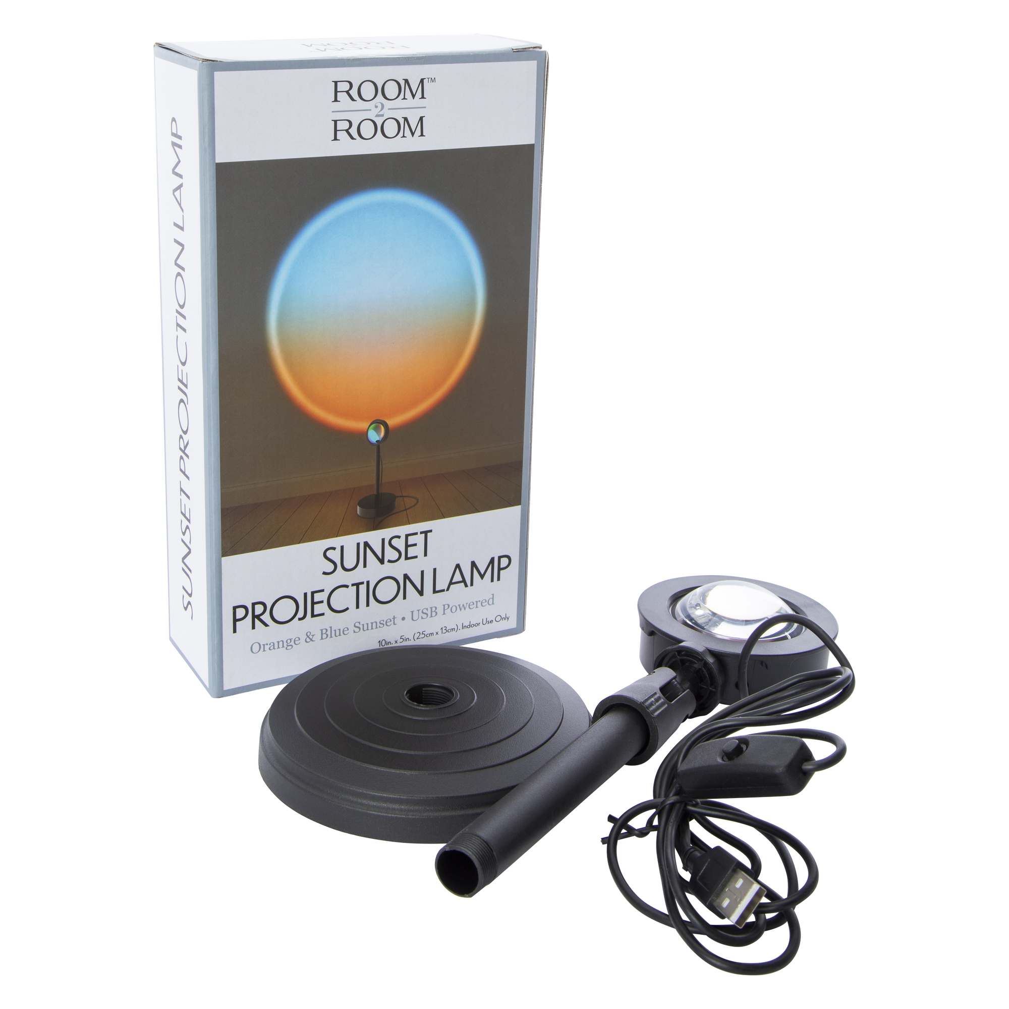 Sunset Projection Lamp - Orange & Blue