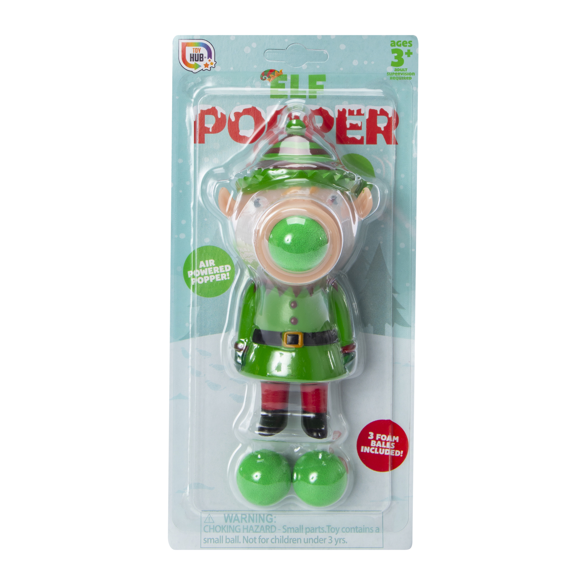 Holiday Foam Ball Popper Toy