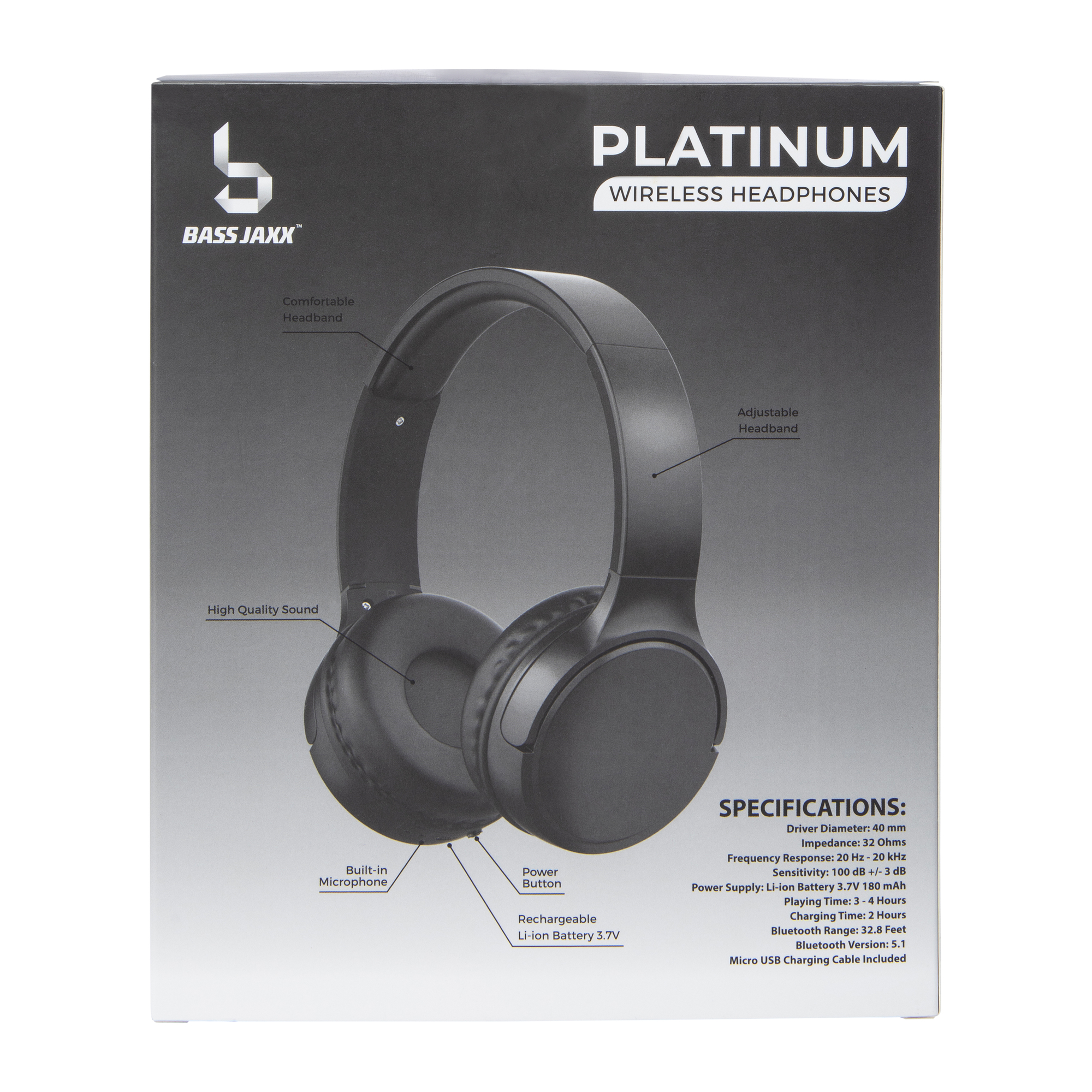 Platinum Bluetooth® Wireless Headphones