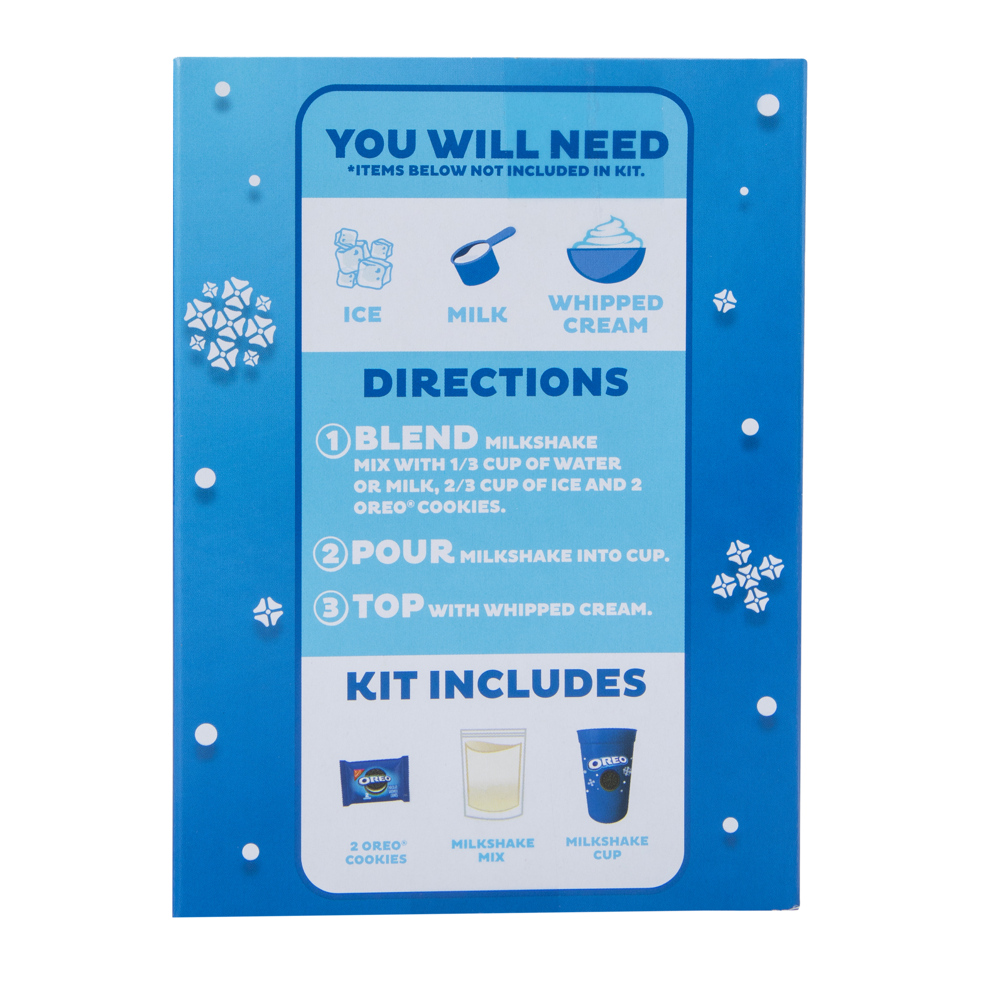 Oreo® Milkshake Kit
