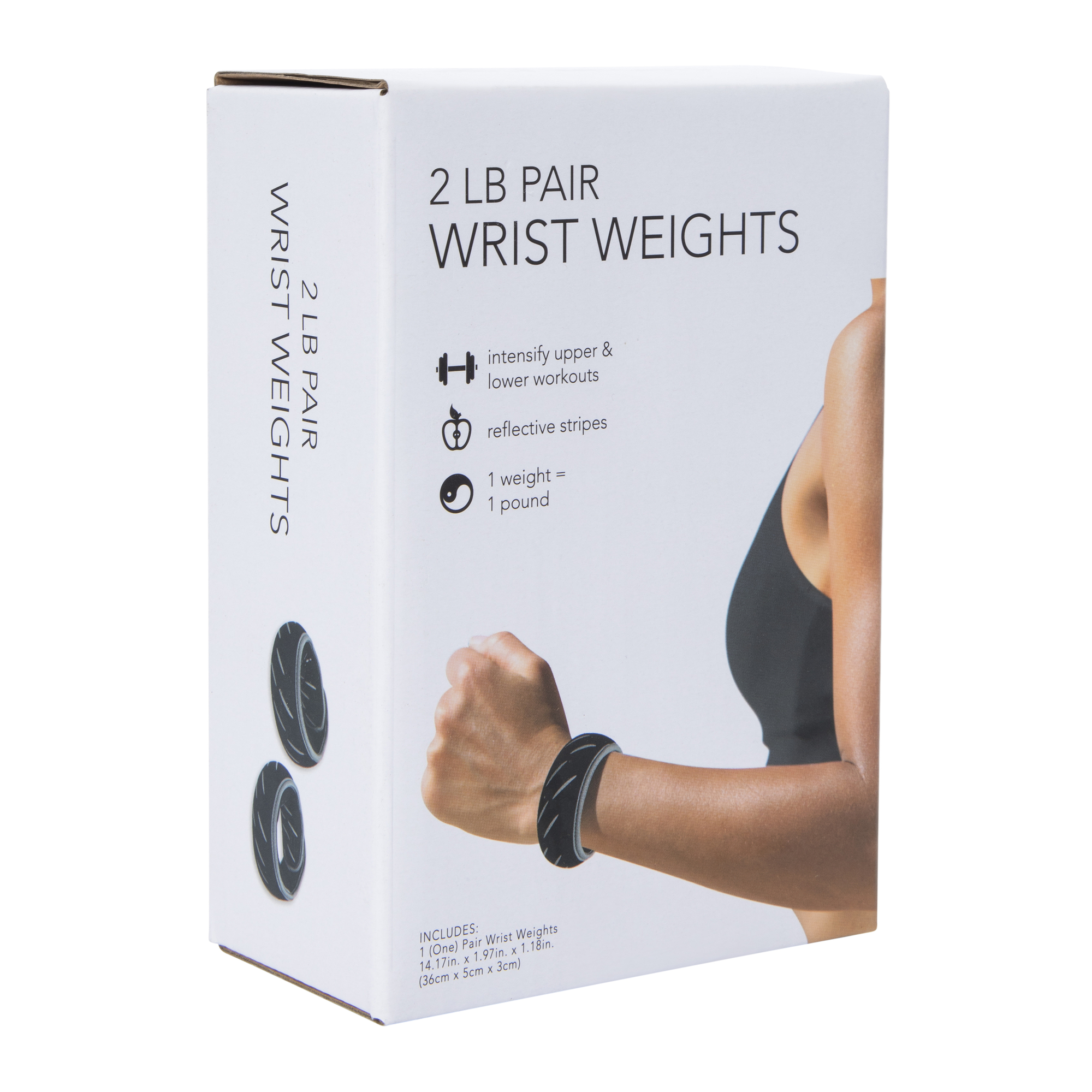 1lb Wrist Weights 2-Pack