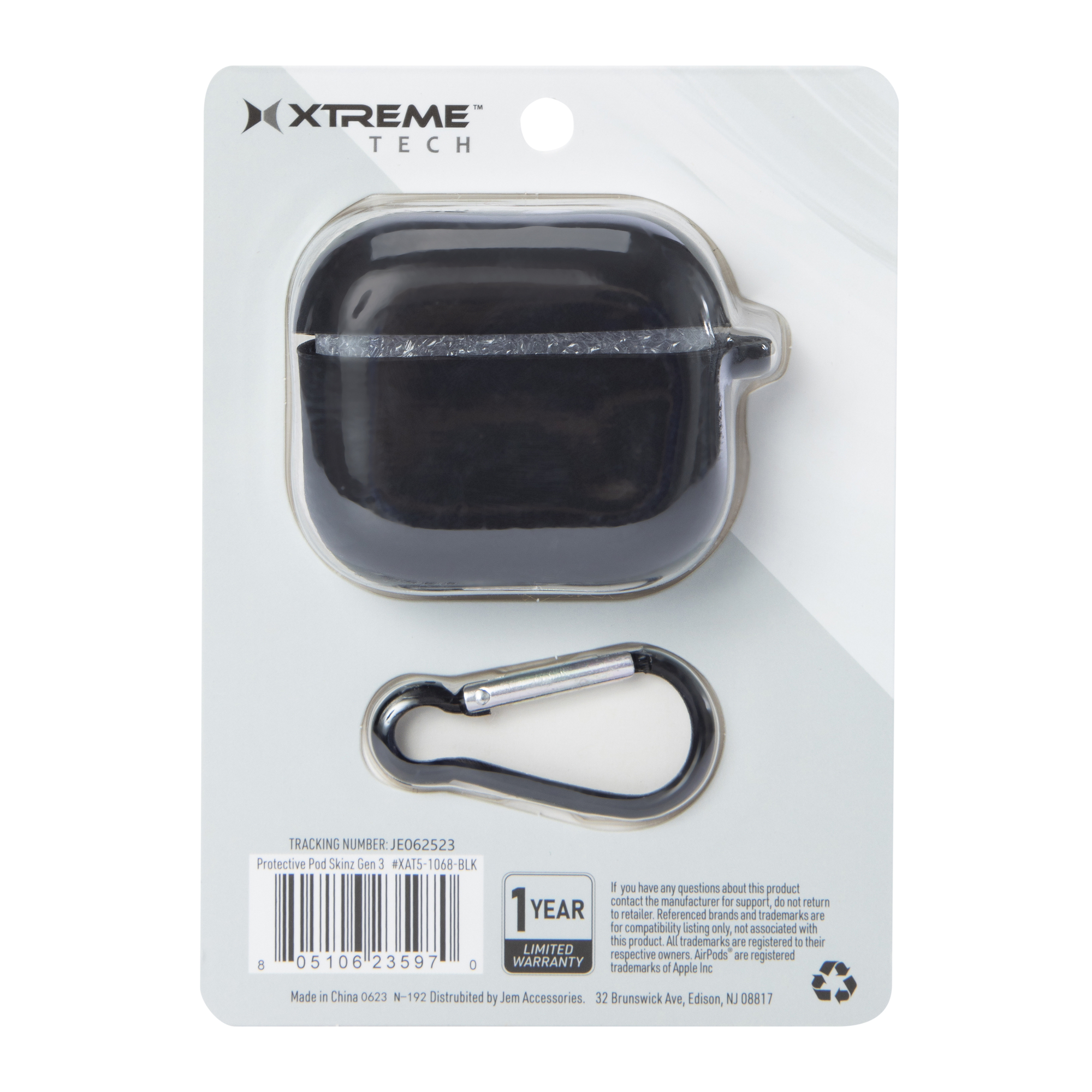 Silicone Case & Accessories For AirPods® 3-Piece