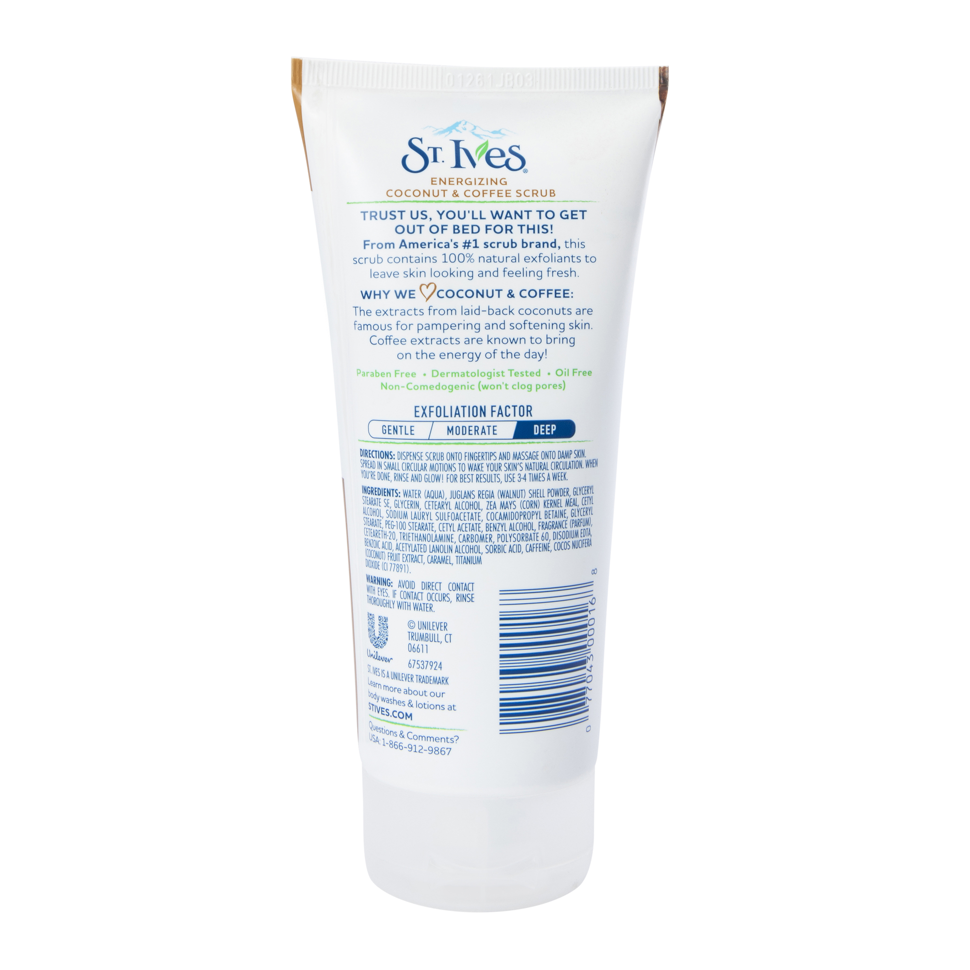 St. Ives® Energizing Coconut & Coffee Scrub 6oz