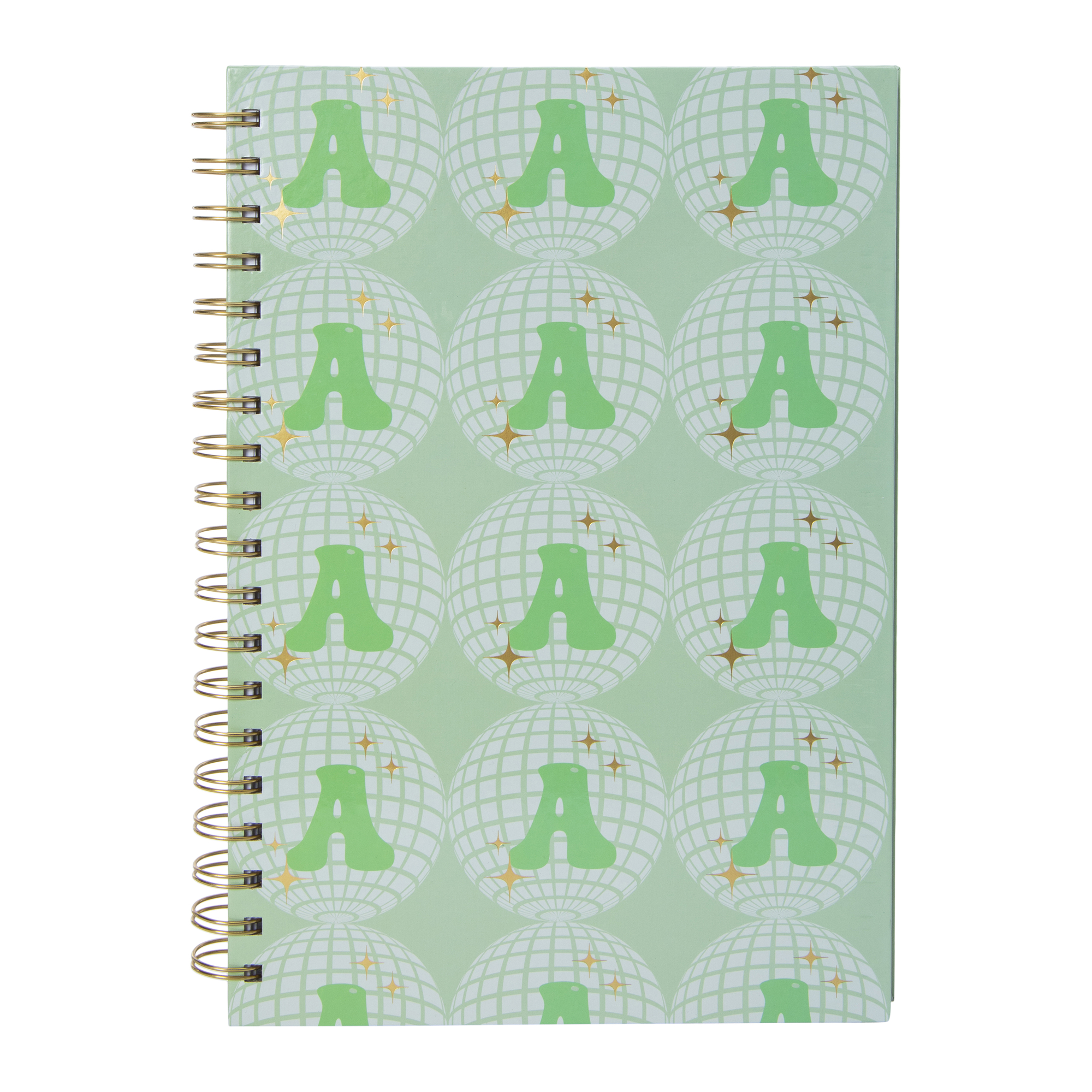 Monogram Disco Ball Journal