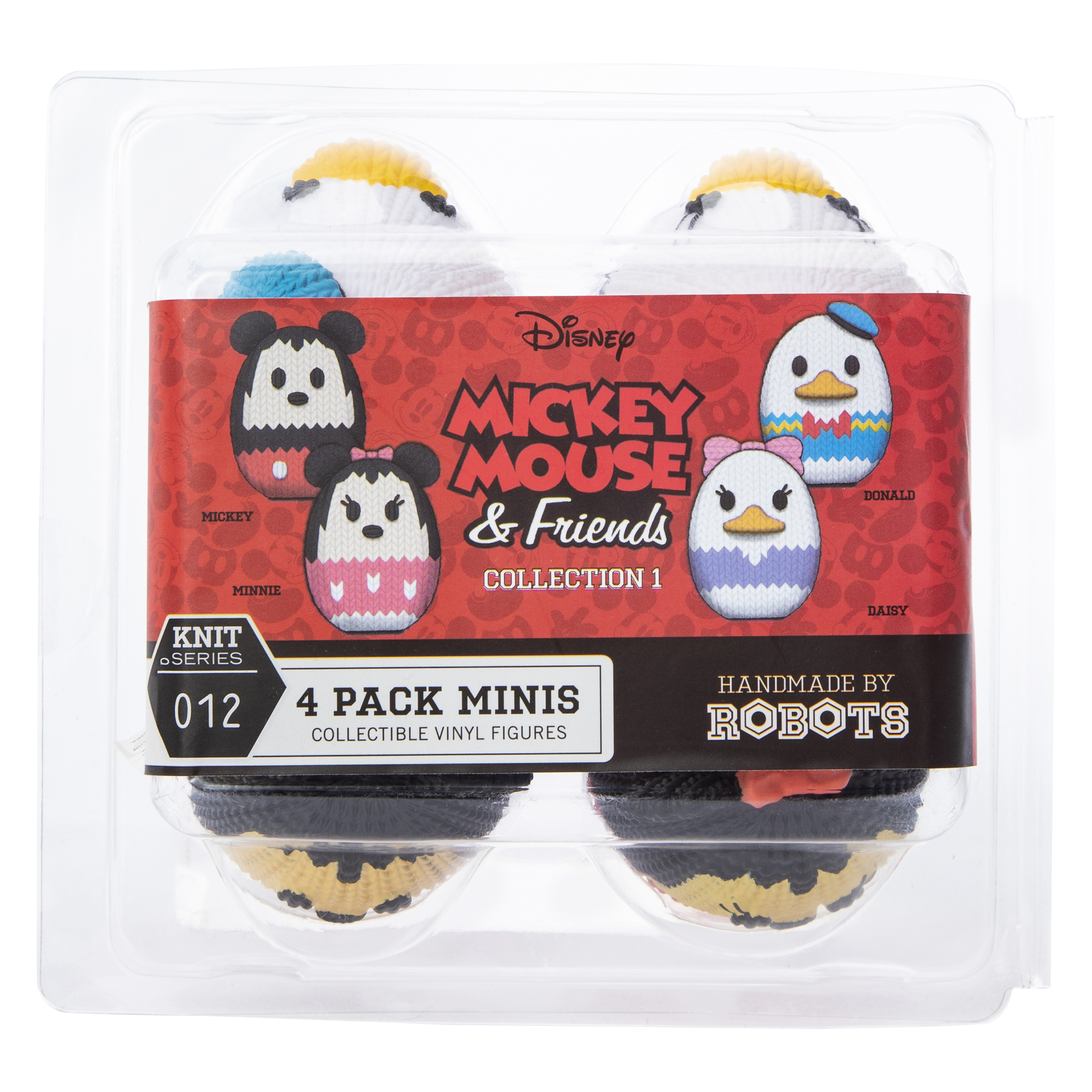 Handmade By Robots™ Mickey Mouse & Friends Collection Mini Vinyl Figures 4-Count