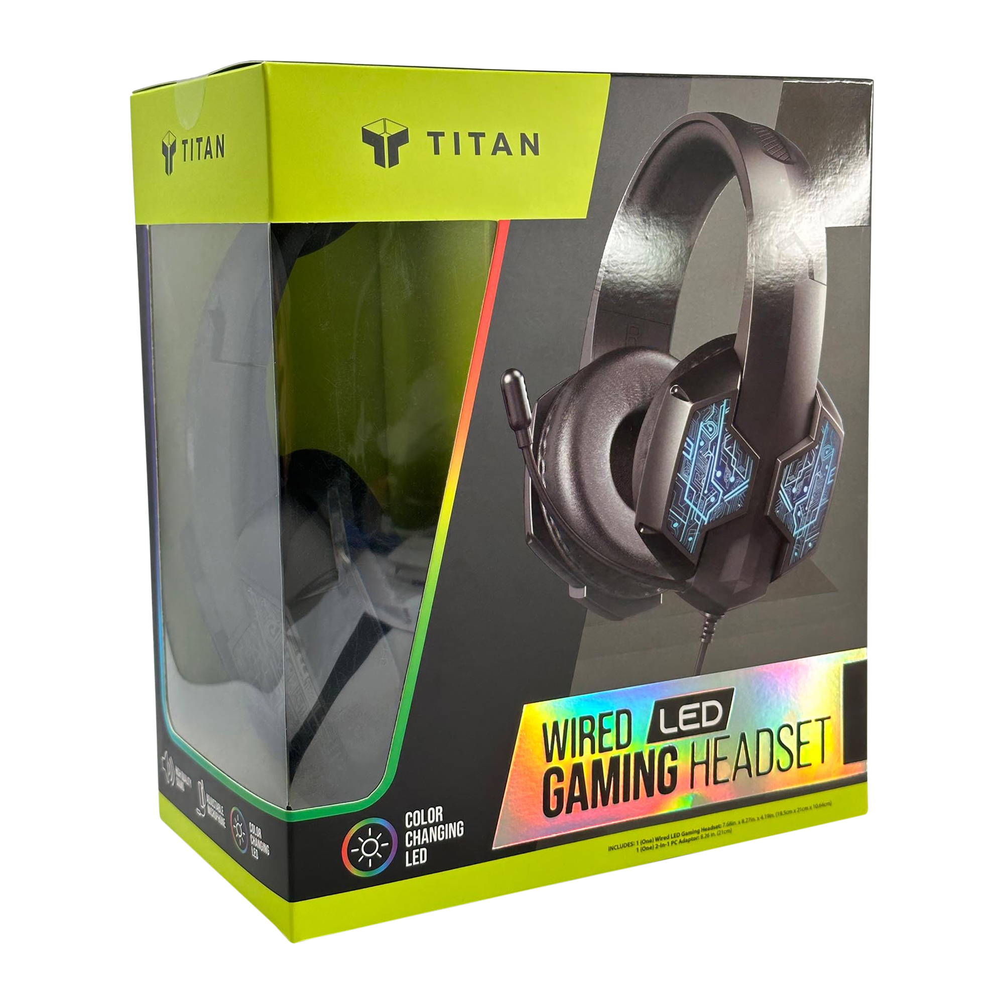 Titan Wired LED Gaming Headset
