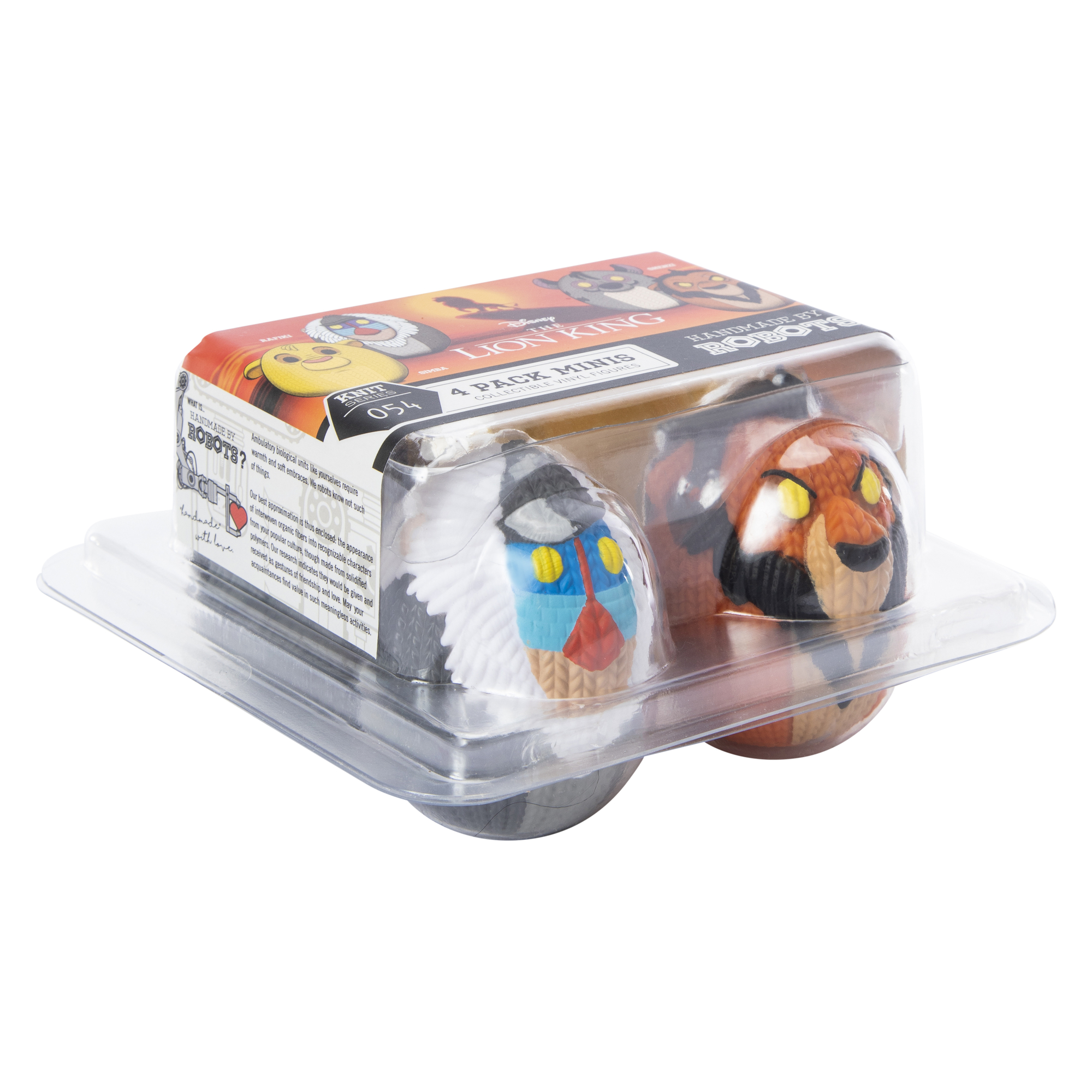  Disney The Lion King Mini Handmade By Robots™ Vinyl Figures 4-Count