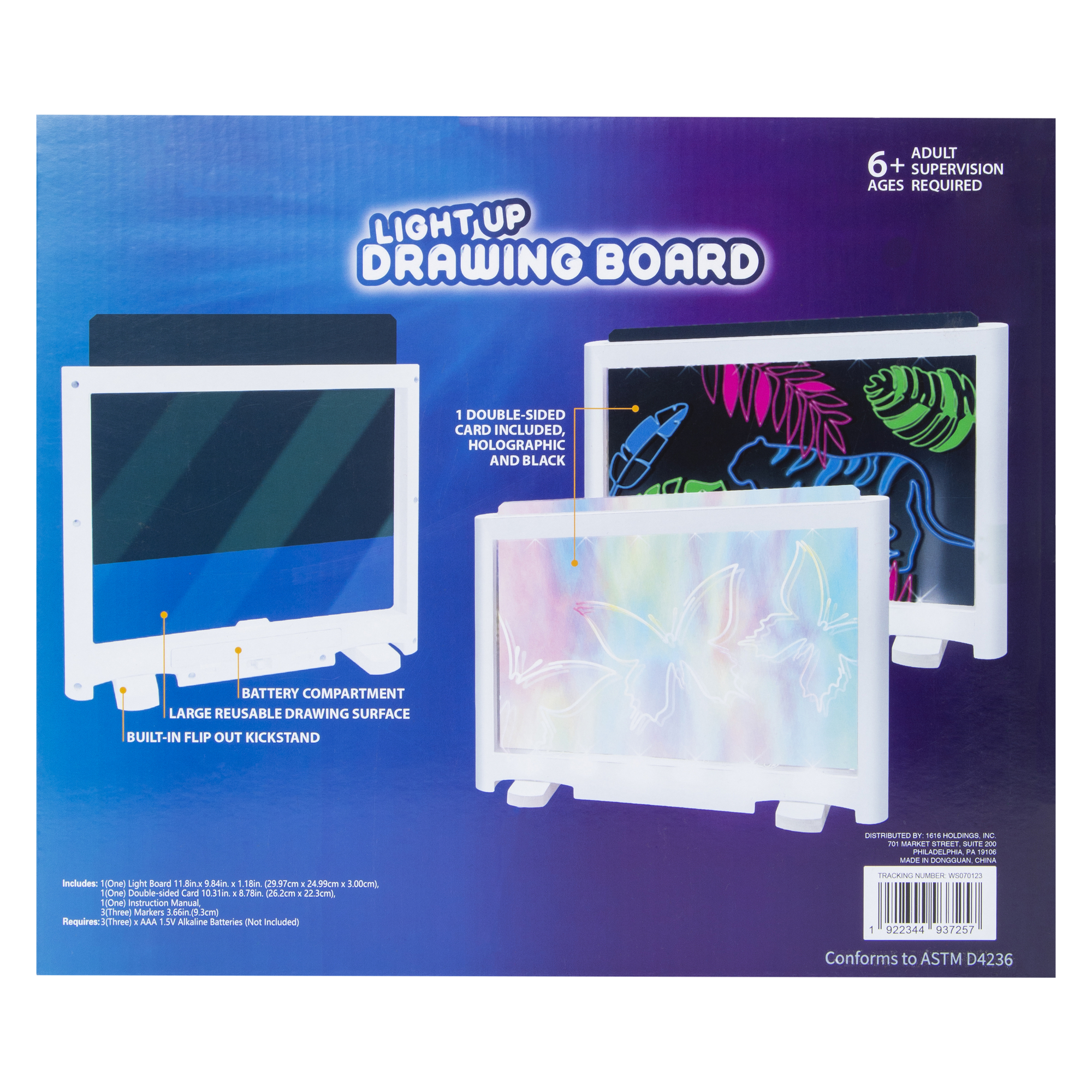 Light Up LED Drawing Board 11.8in X 9.84in