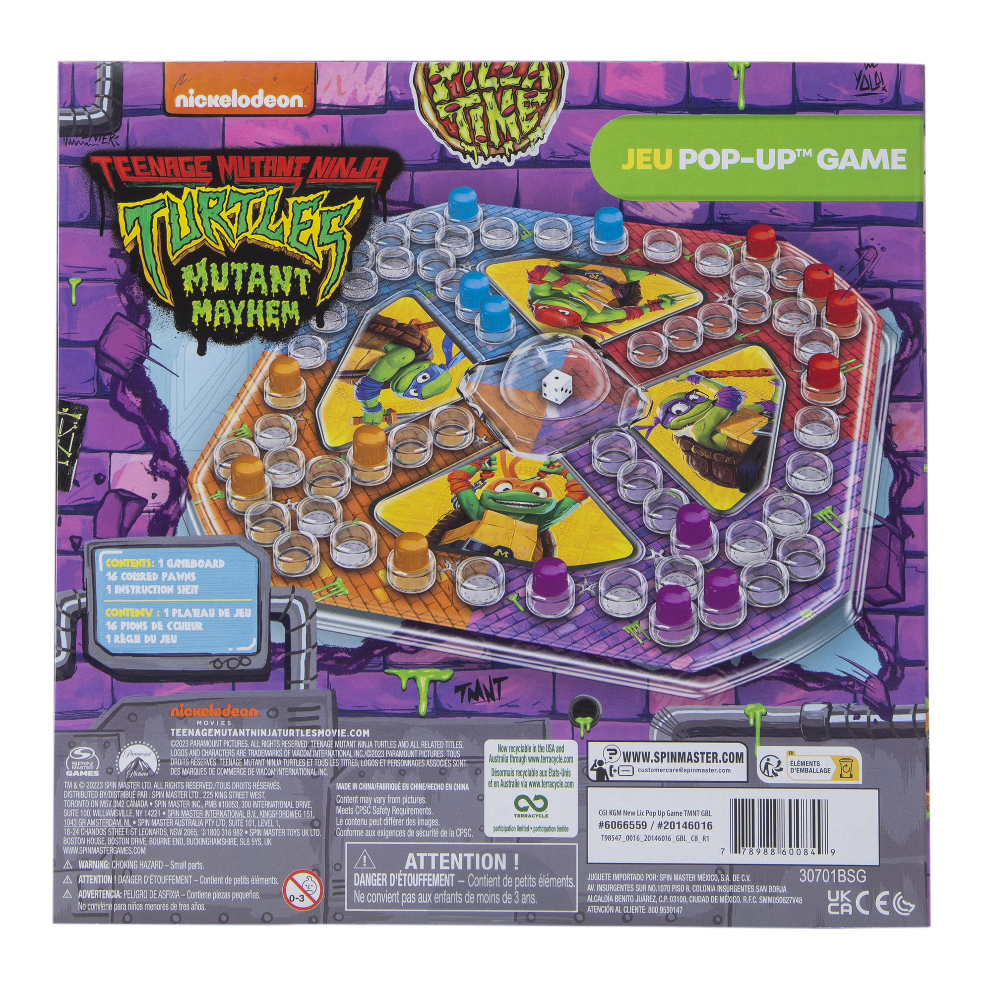 Teenage Mutant Ninja Turtles® Pop-Up™ Game