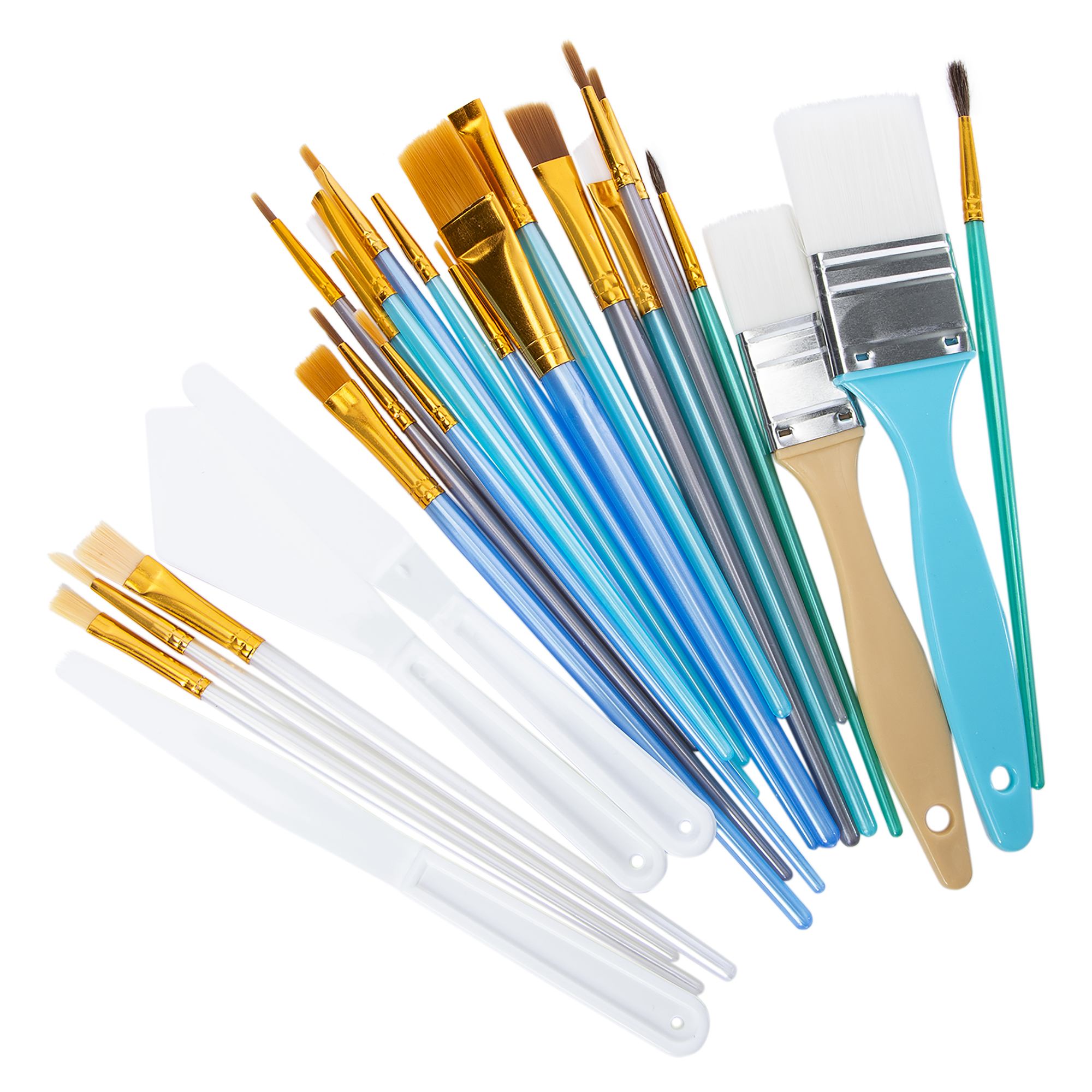 Mixed Media Paint Brushes 25-Count