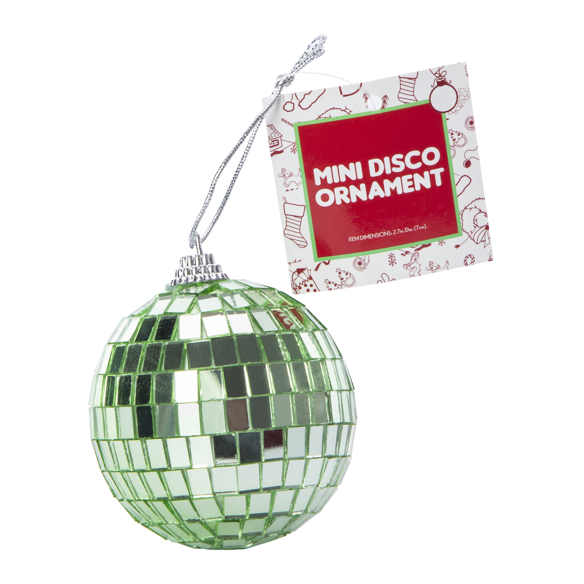 Mini Disco Ball Ornament 2.7in