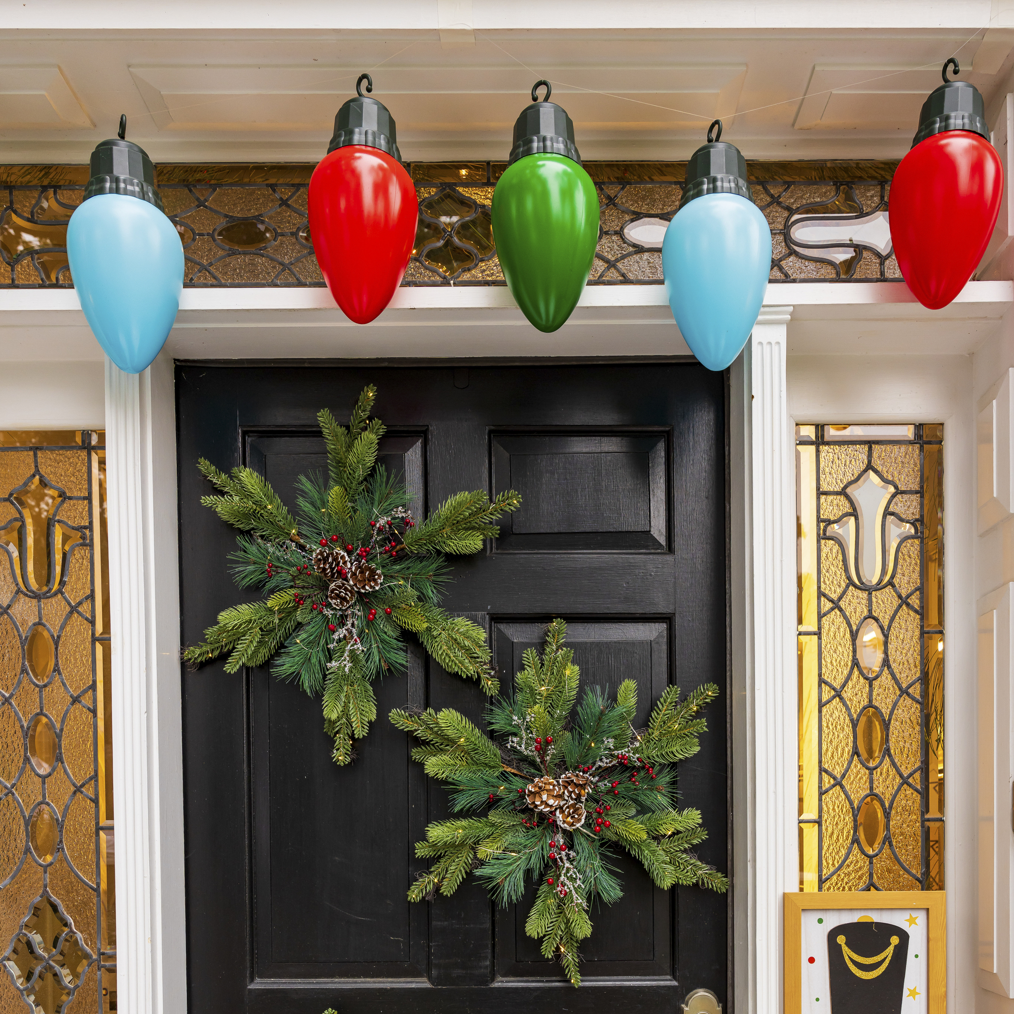 Jumbo Hanging Christmas Light Bulb 11.8in