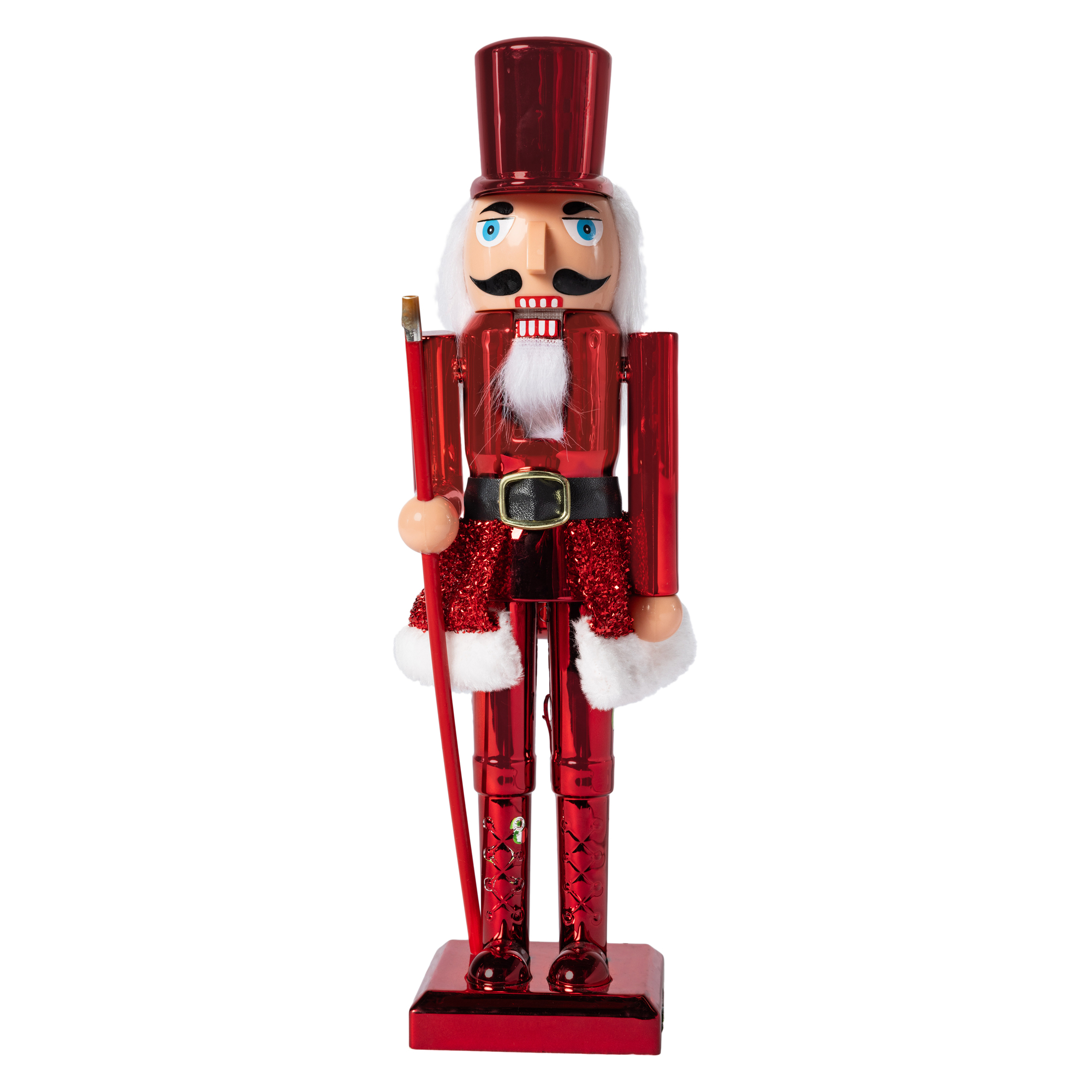 Metallic Holiday Nutcracker Decoration 15in