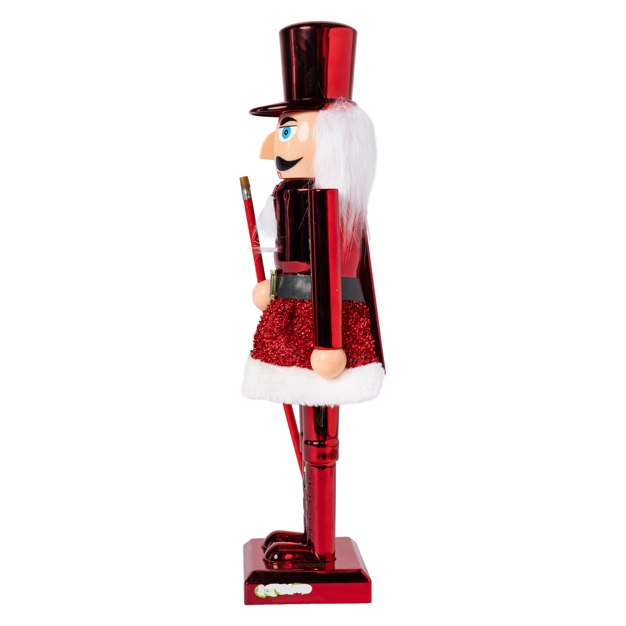 Metallic Holiday Nutcracker Decoration 15in