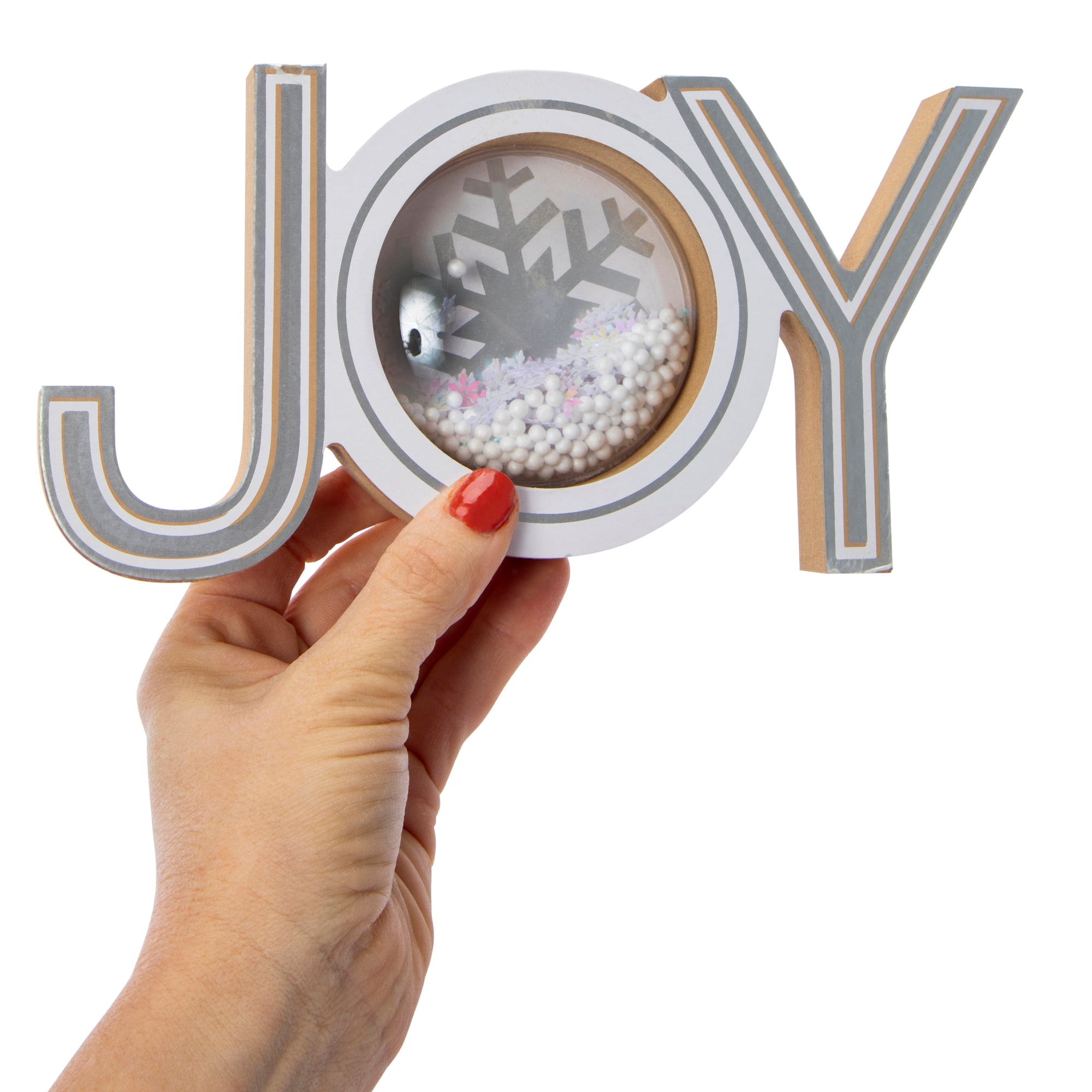 Joy' Wood Tabletop Sign 9.1in x 4.5in