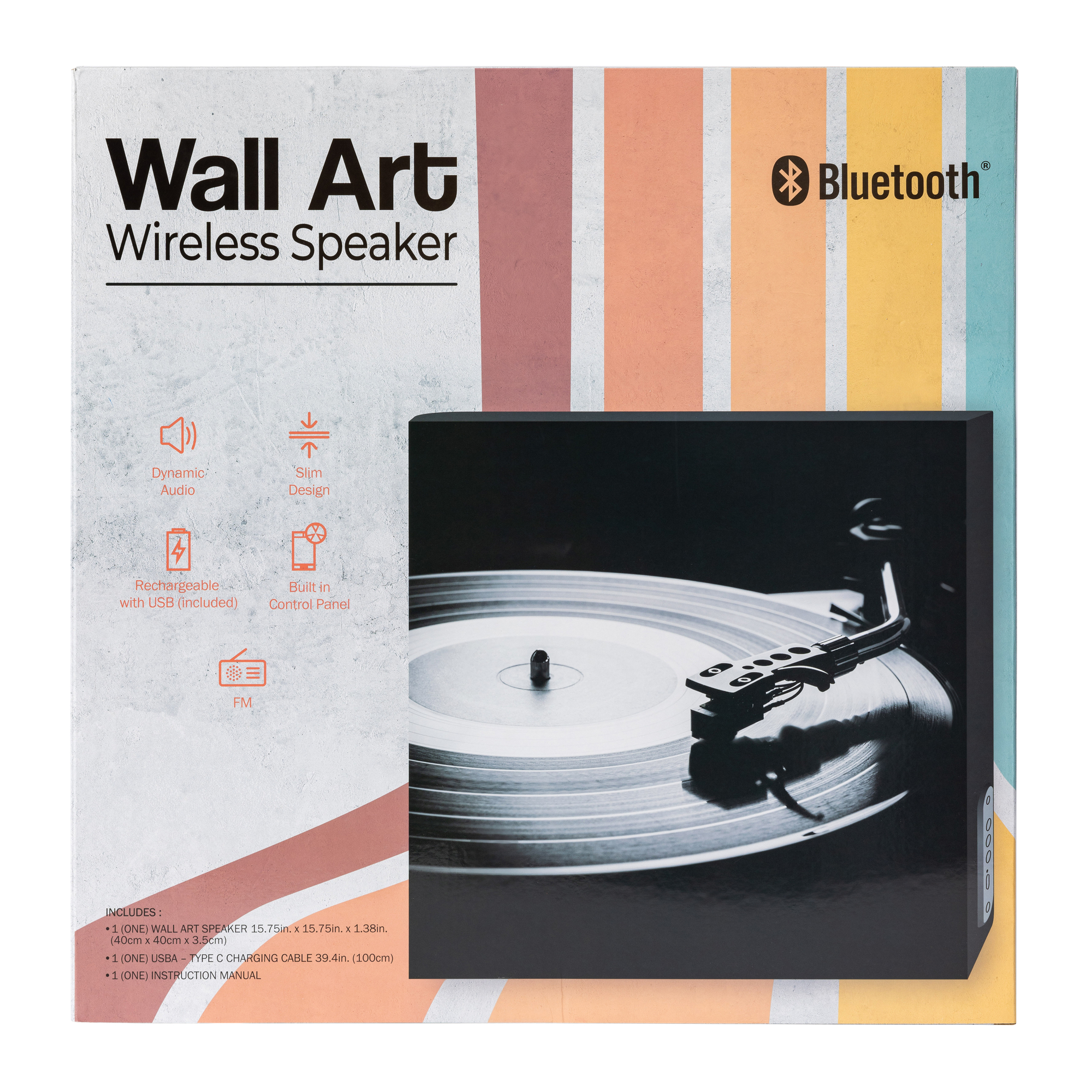 Bluetooth® Wall Art Speaker 15.75in