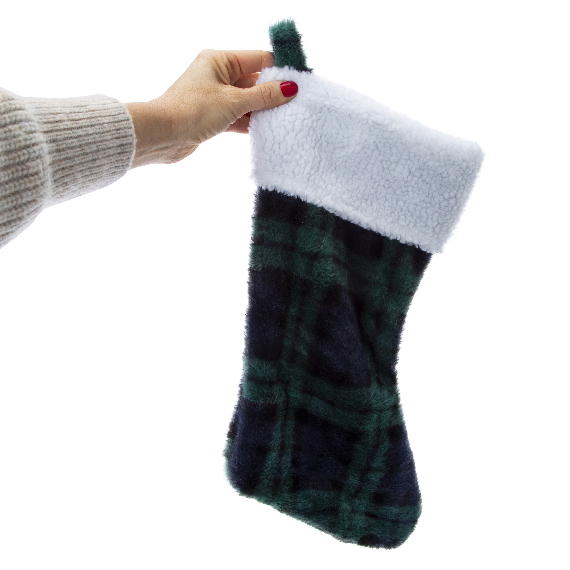 Plaid Christmas Stocking