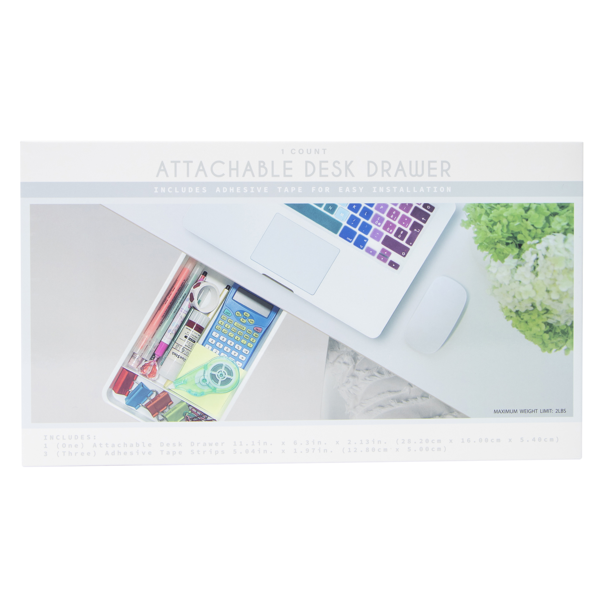 Attachable Desk Drawer 11.1in X 6.3in
