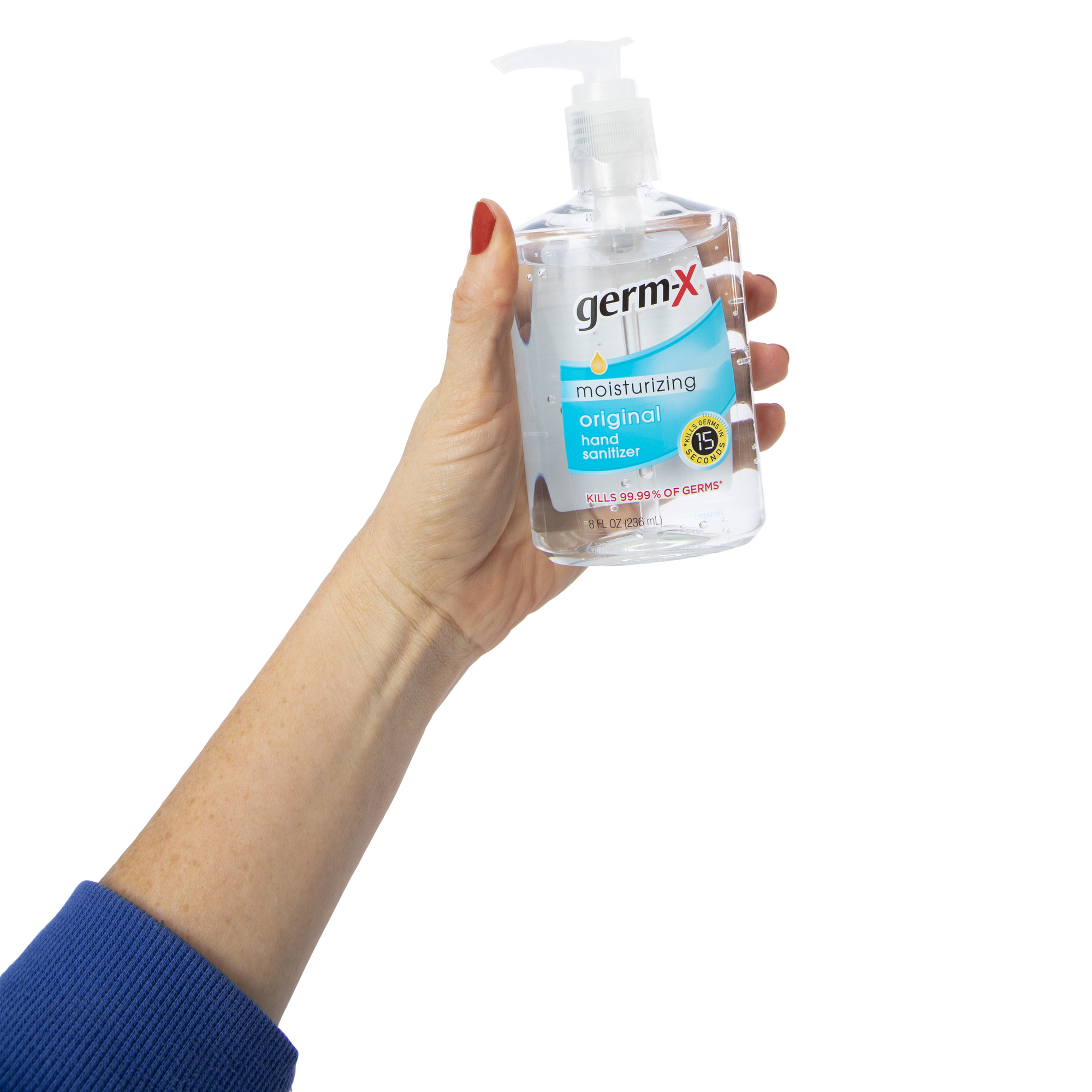 Germ-X® Advanced Moisturizing Hand Sanitizer Pump Dispenser 8oz