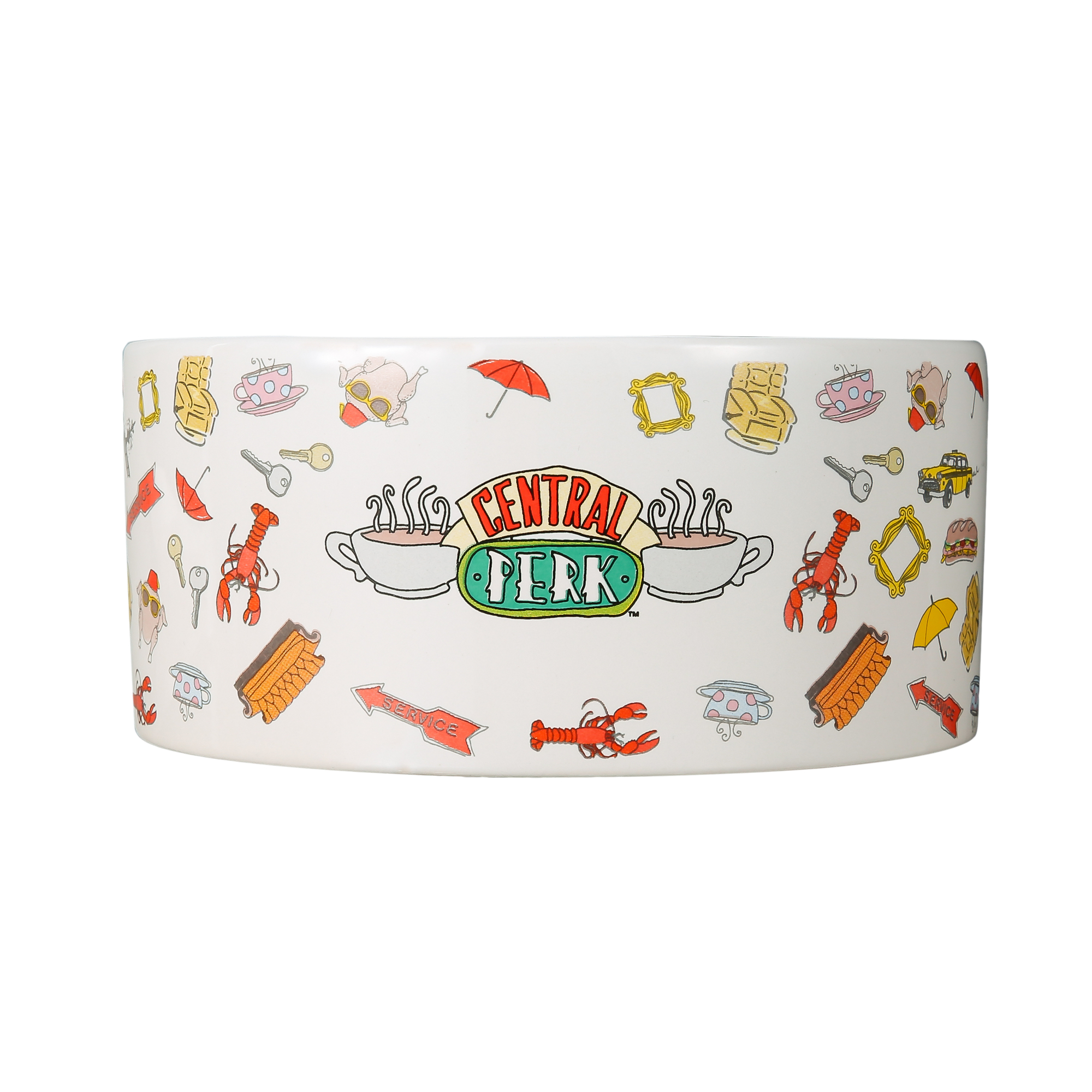 Friends™ 'Joey Doesn't Share Food' Ceramic Pet Bowl, 6in (3.5 Cups)