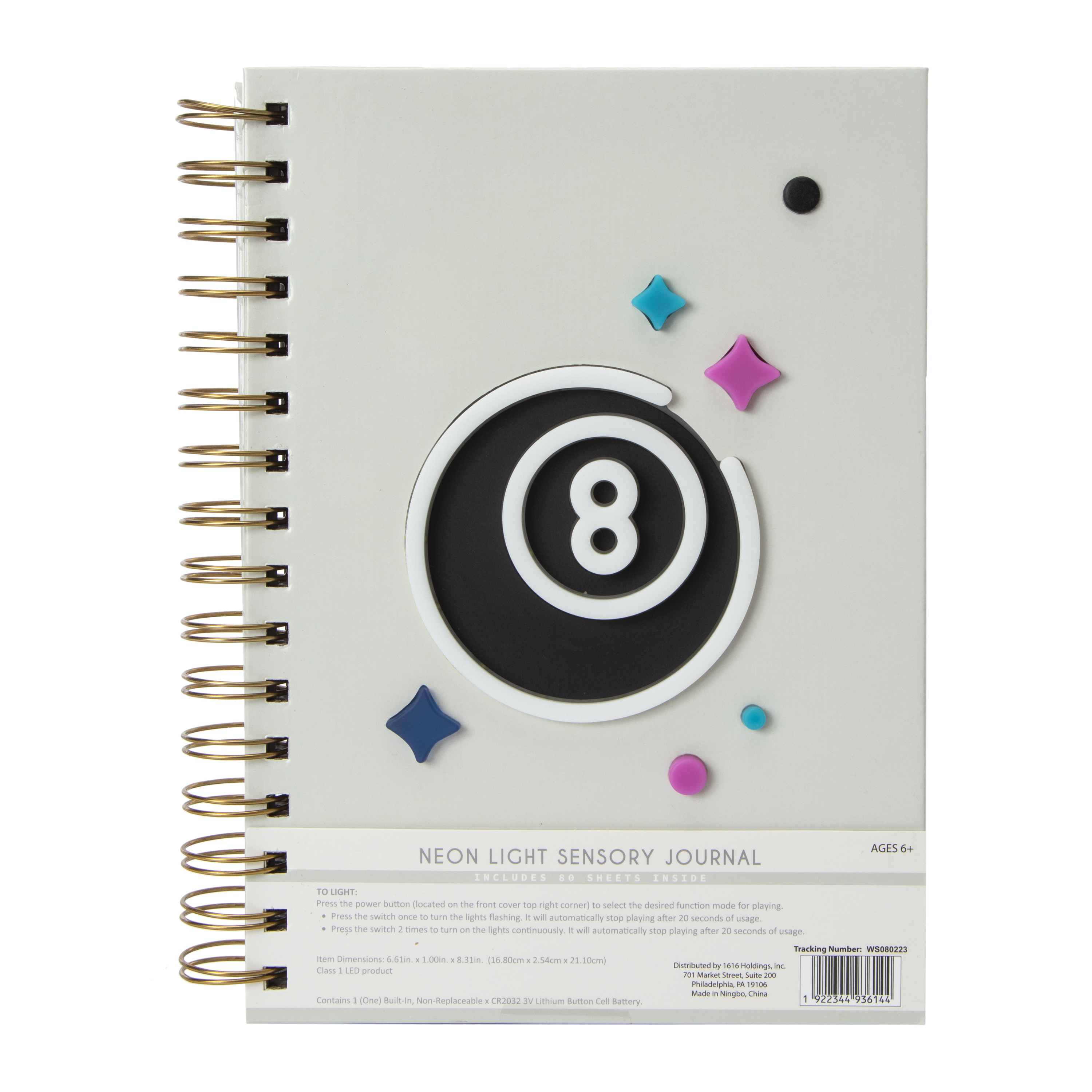 Neon Light LED Sensory Journal