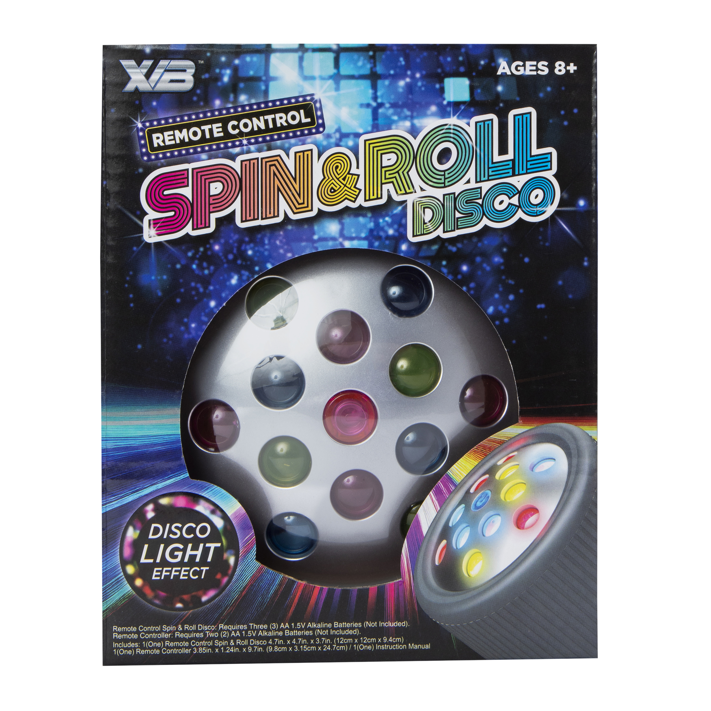 Remote Control Spin & Roll Disco