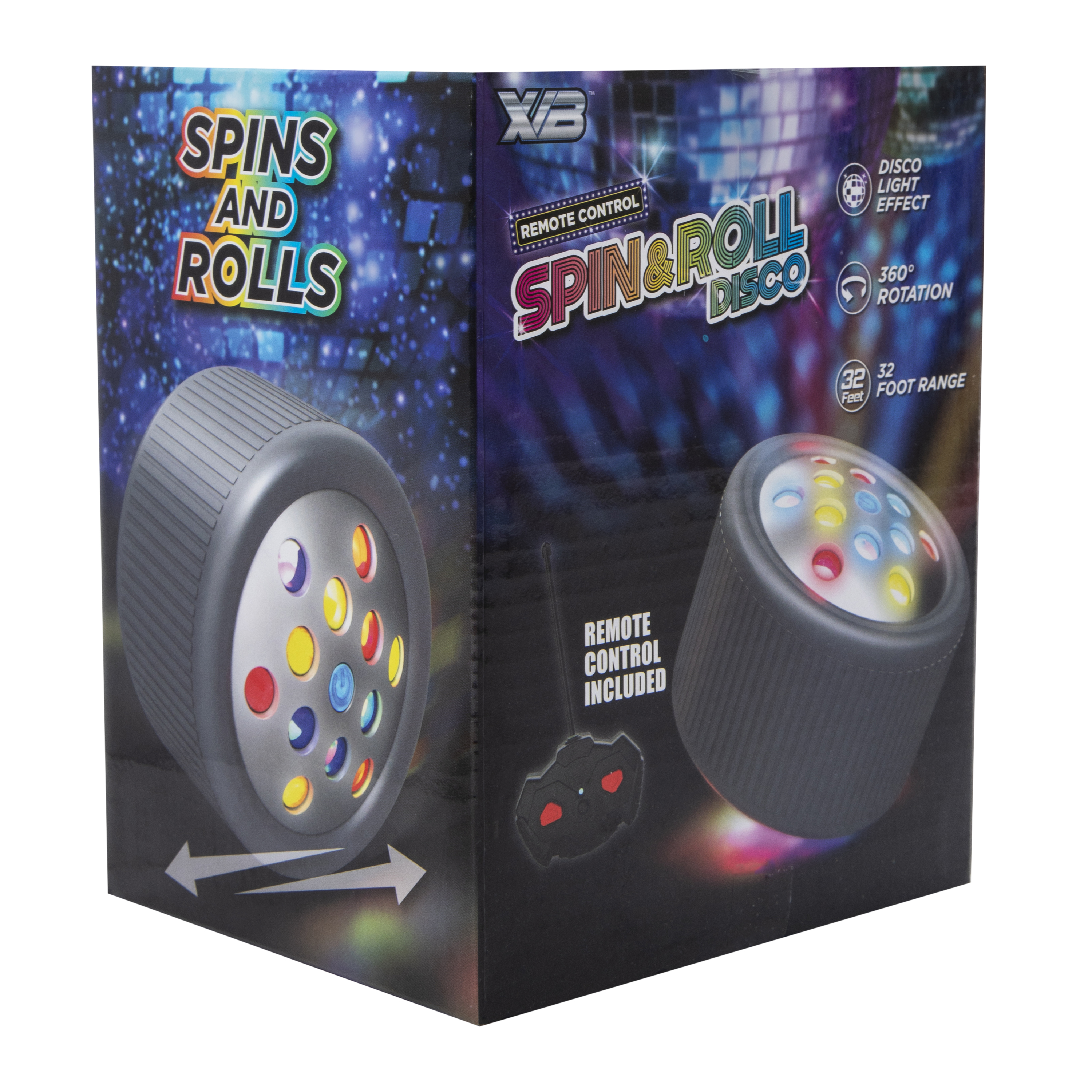 Remote Control Spin & Roll Disco