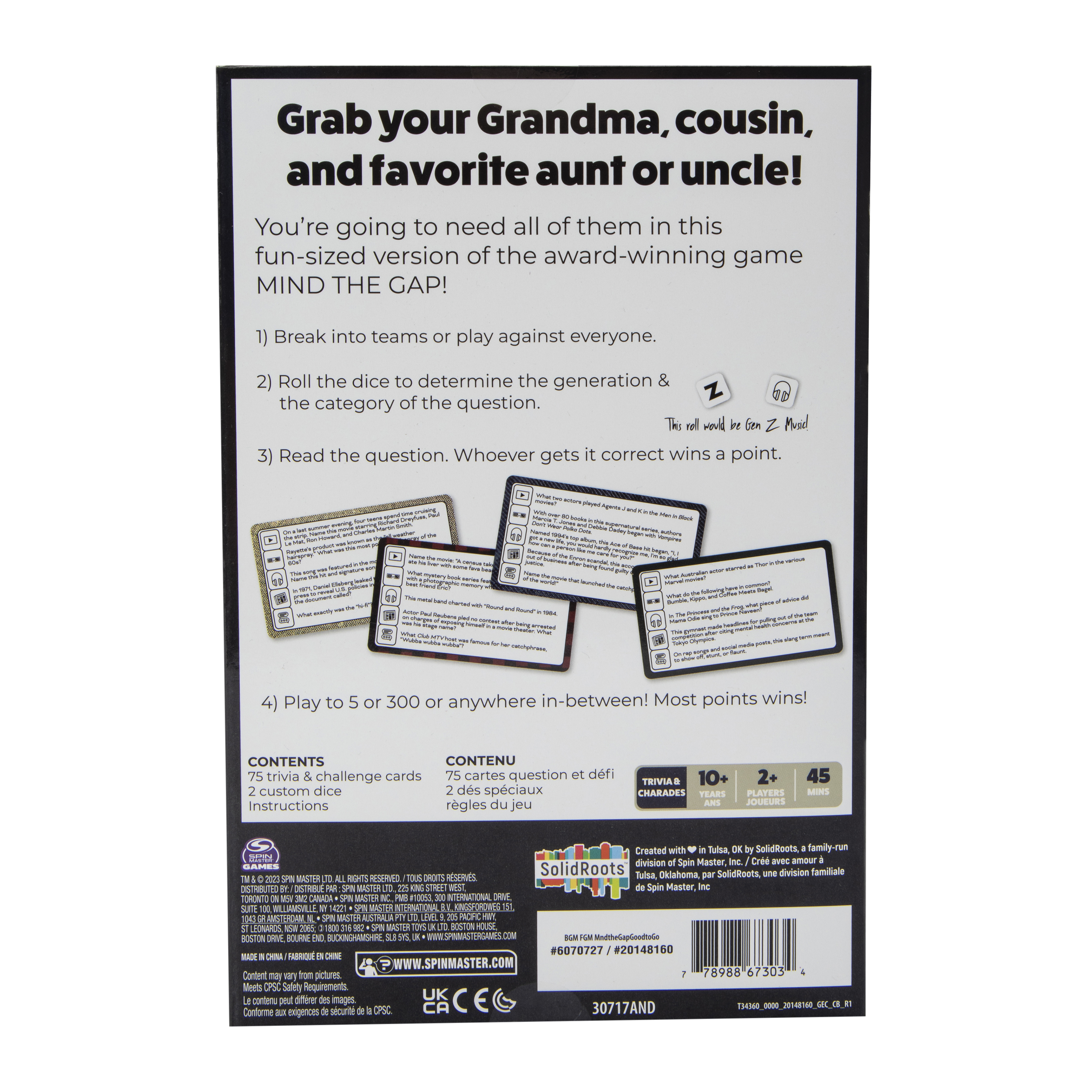 Mind The Gap™ Good To Go! Trivia Game