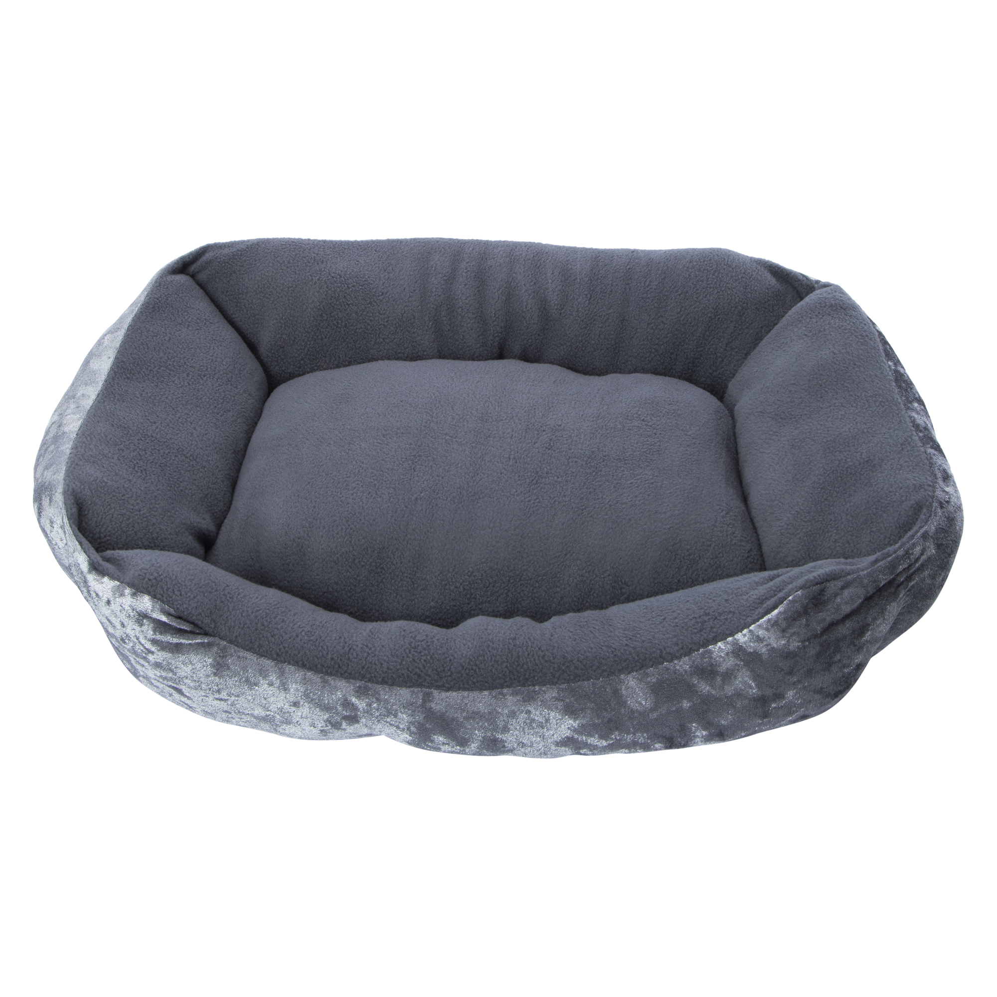 Velvet Cuddler Pet Bed 21in X 15in