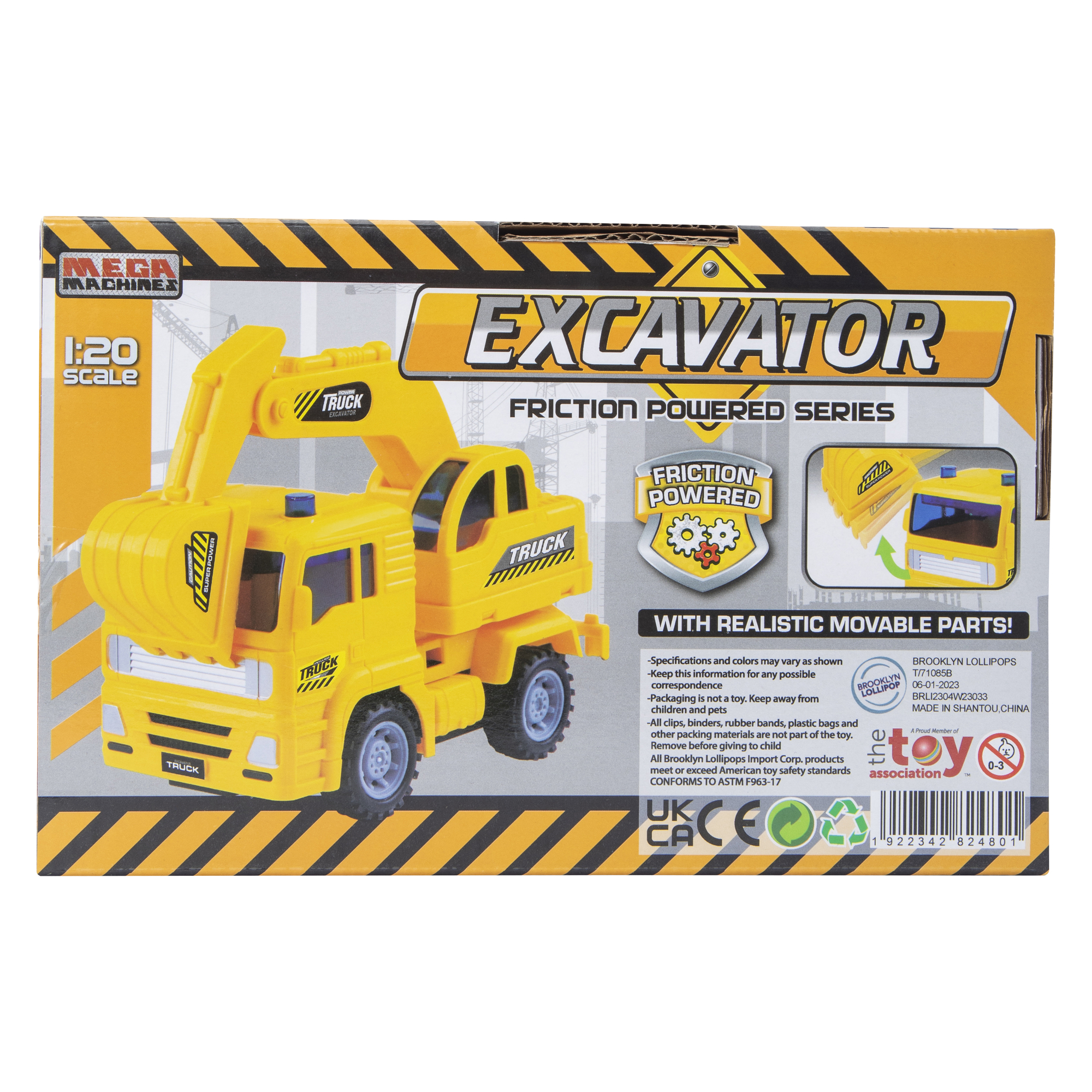 City Work Truck 1:20 Friction Vehicle