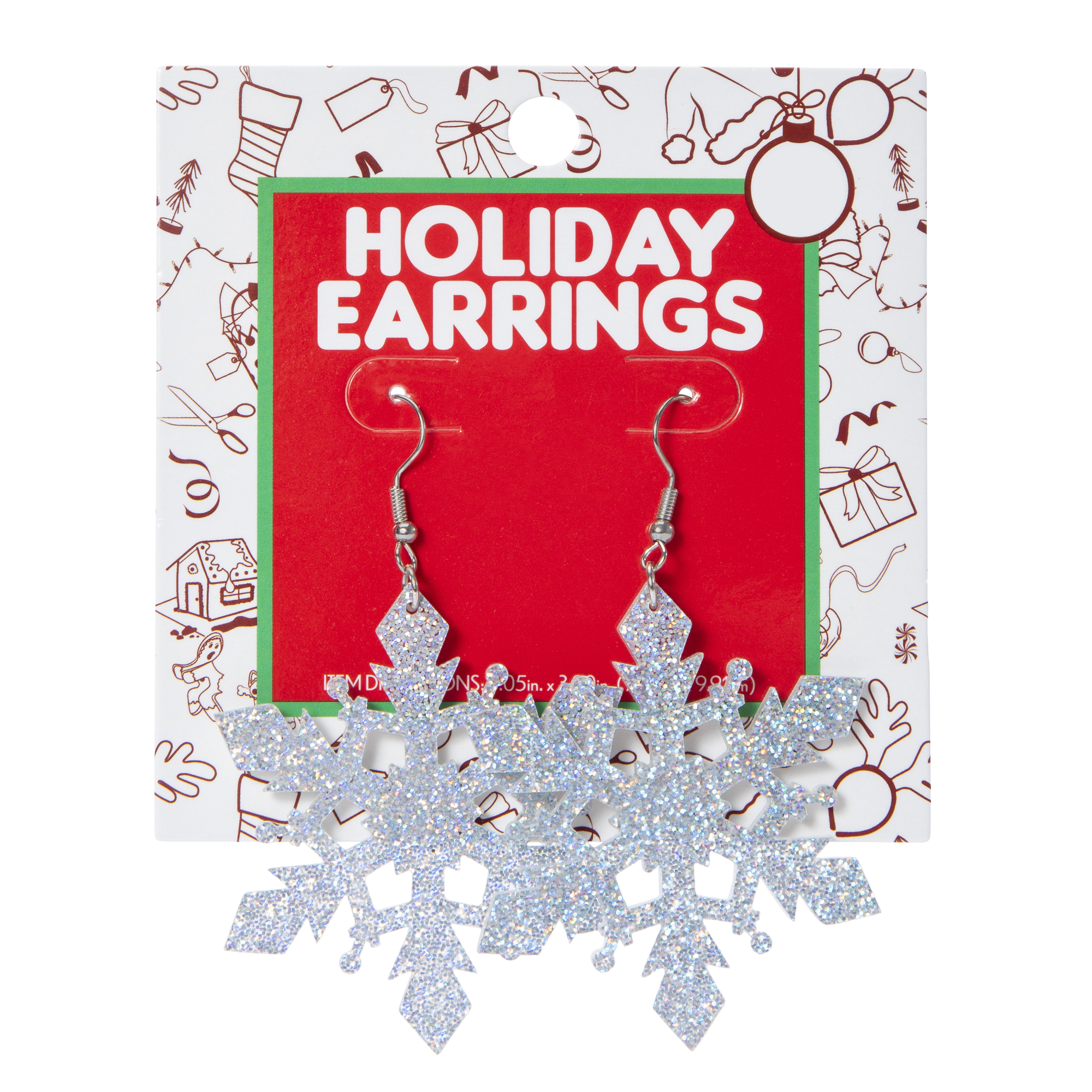 Holiday Earrings - Snowflakes