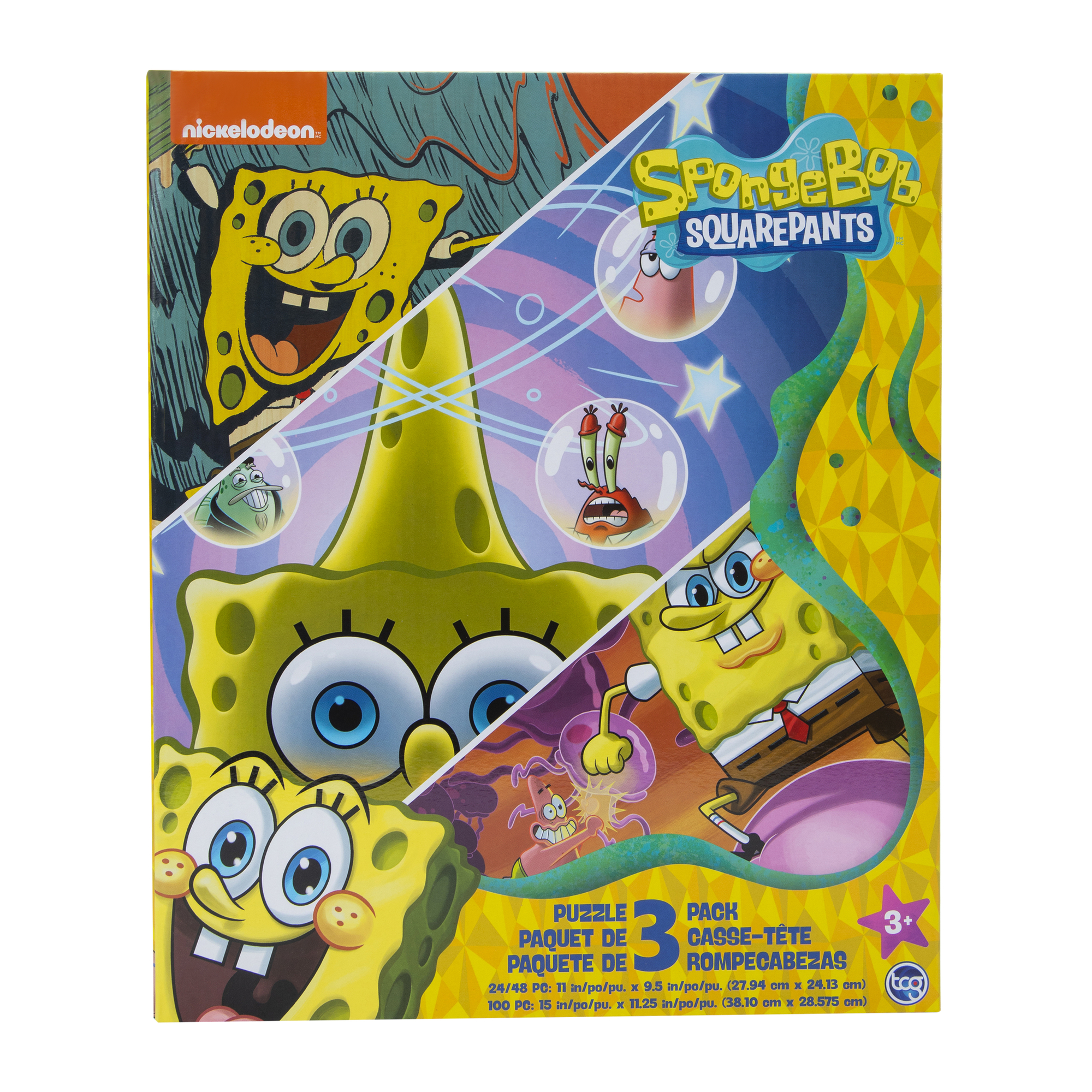Spongebob Squarepants™ Puzzles 3-Count