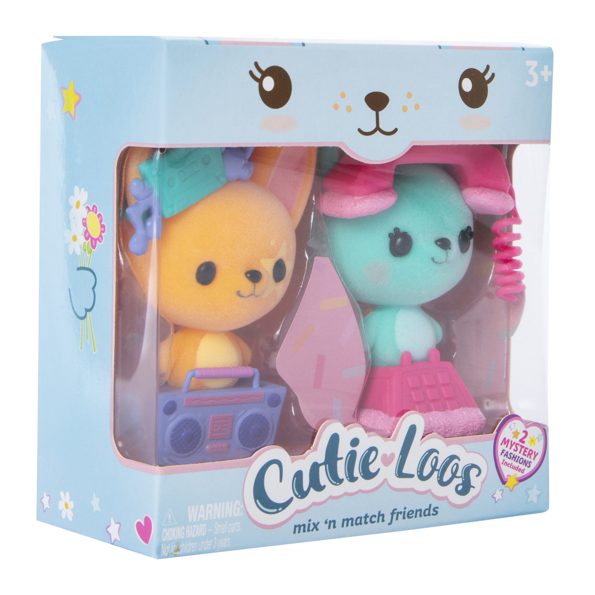 Cutie-Loos Mix 'N Match Friends 2-Count