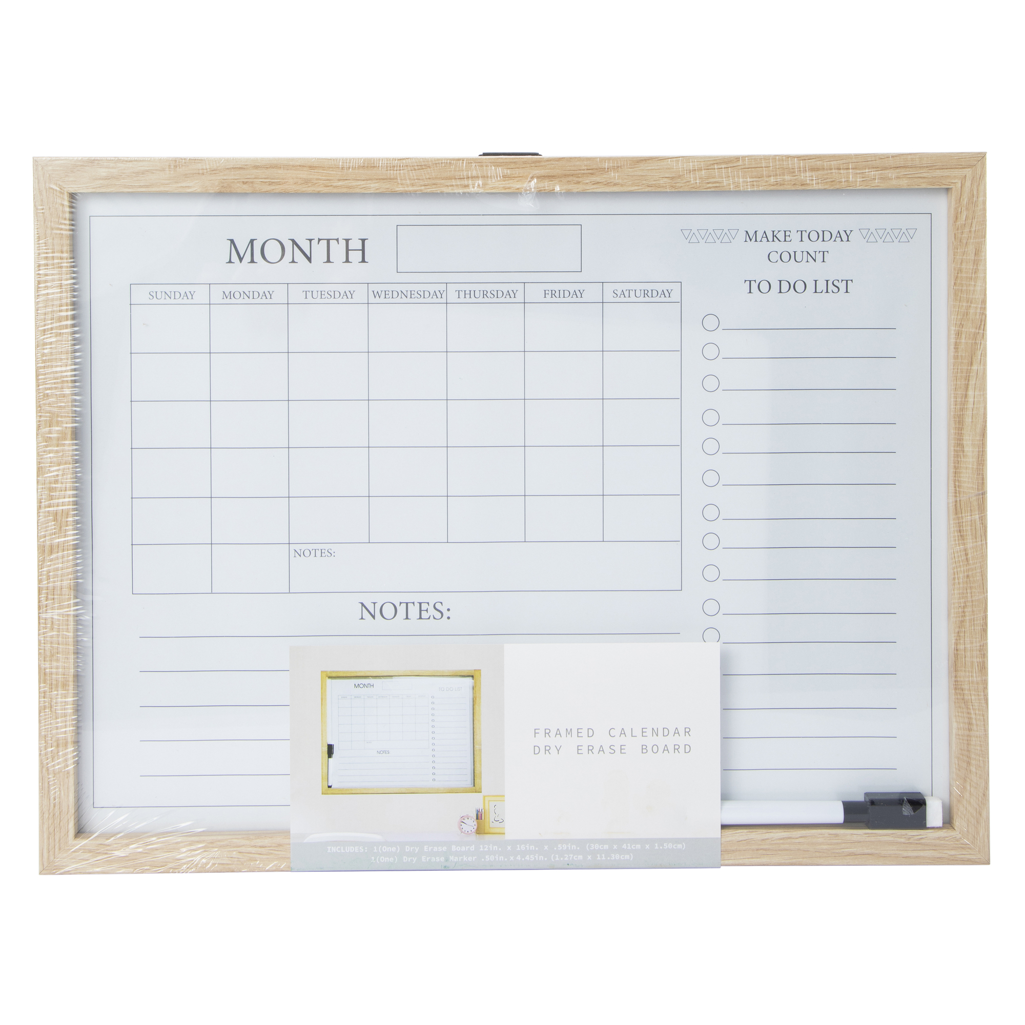 Framed Calendar 12in x 16in