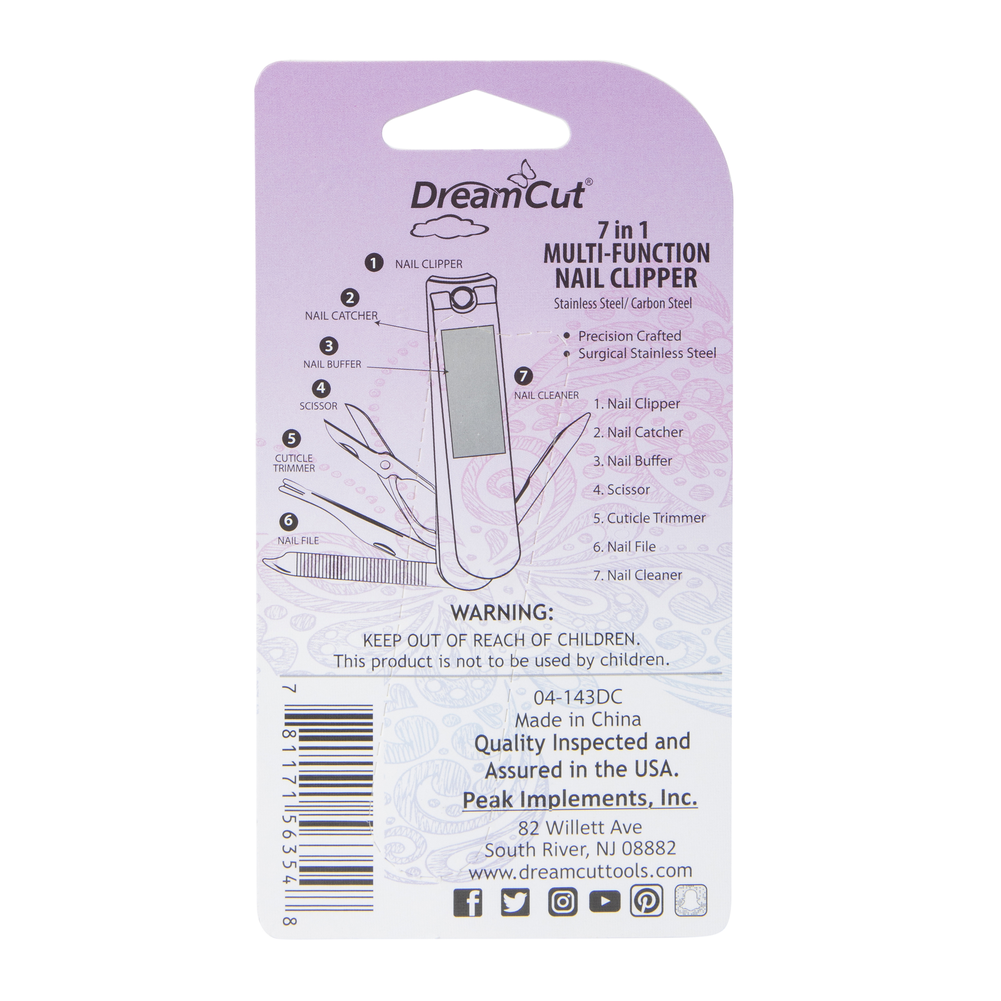 Dreamcut® Multi-Function Nail Clipper