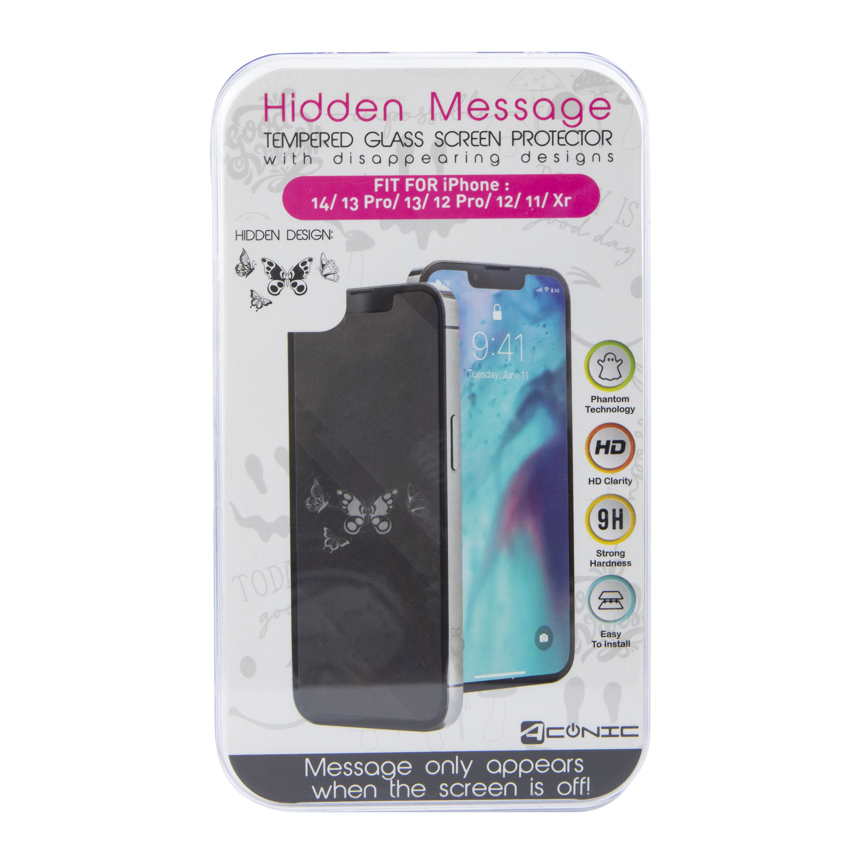 Hidden Message Screen Protector For iPhone 14®/13 Pro®